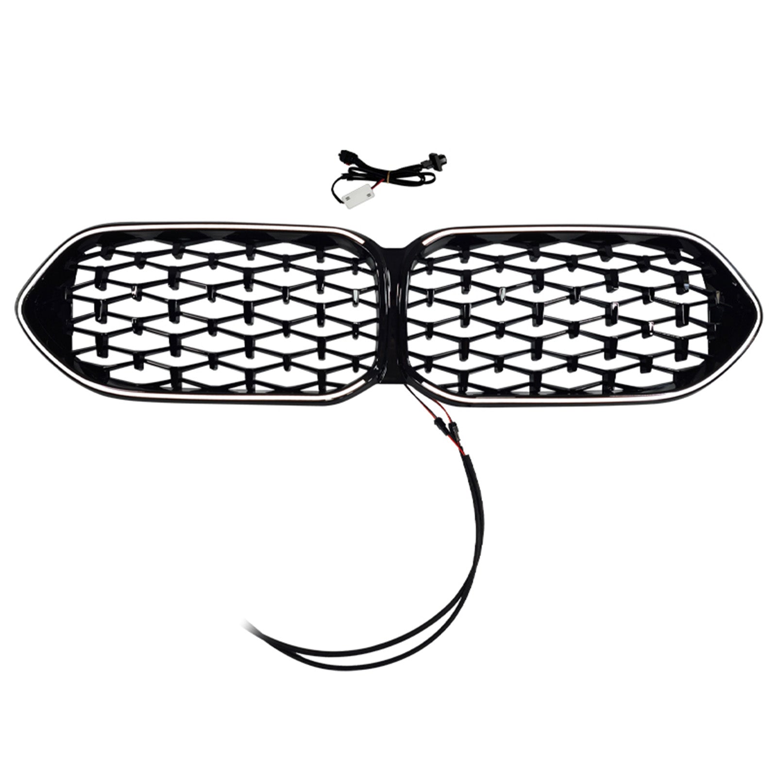 2020-2023 Fit BMW 2 Series F44 Coupe Diamond Gloss Black Front Grille Grill