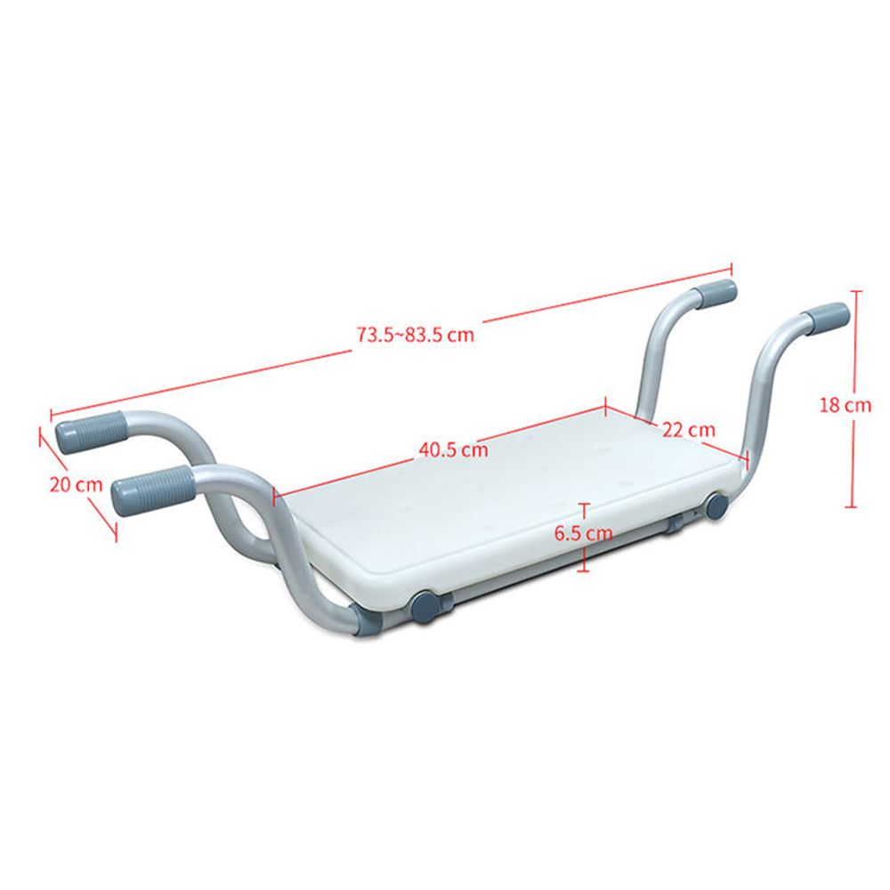 Adjustable Lightweight Suspended Bath Chair Mobility Aid Solution for Bathroom Safety
