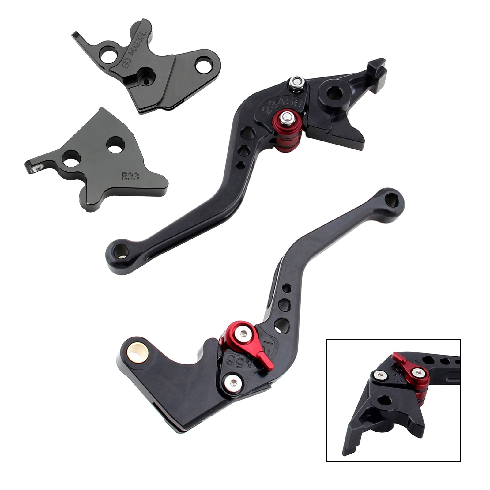 2005-2014 YAMAHA YBR125 NEW Short Clutch Brake Lever