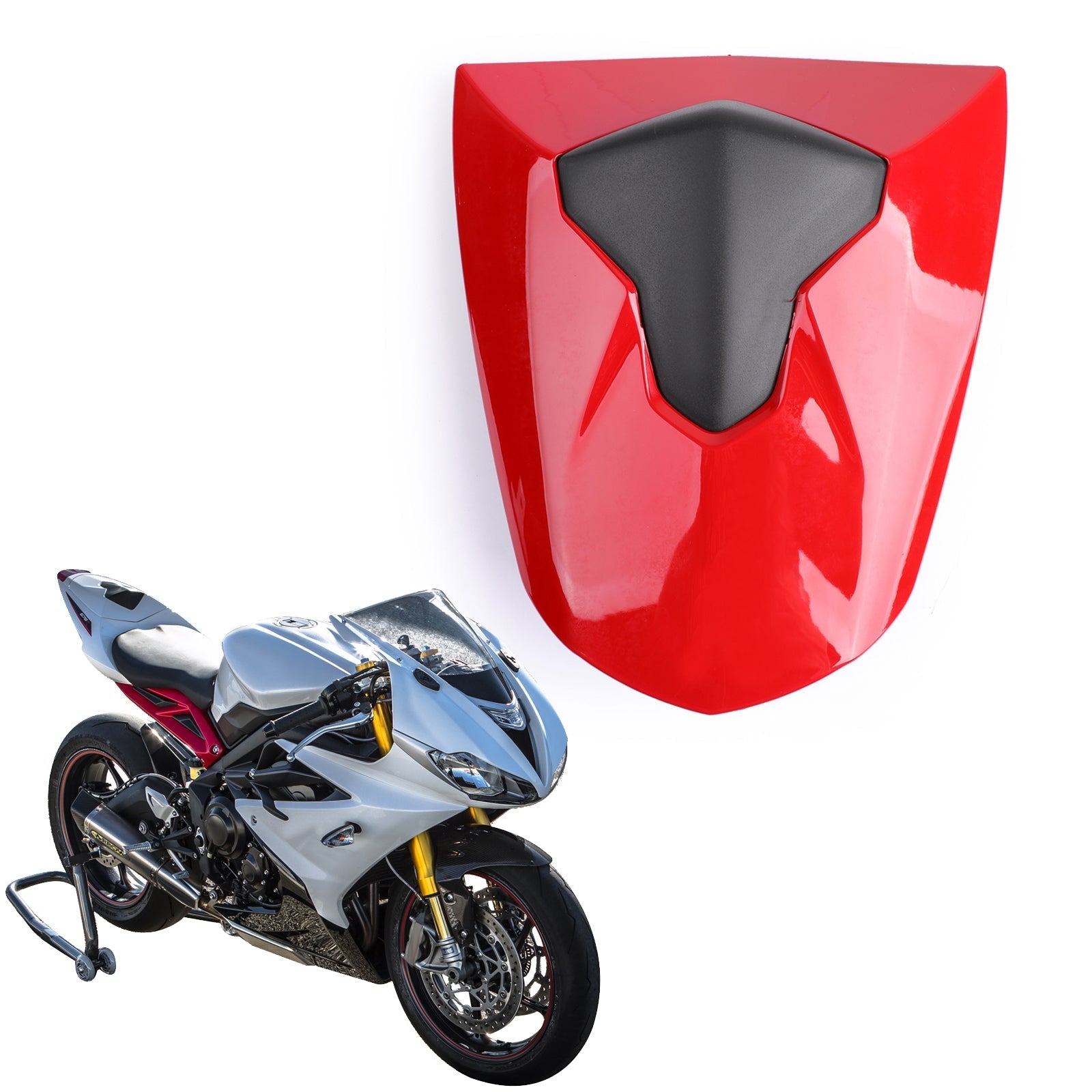 2013-2018 Daytona 675 and 675R ABS Rear Passenger Seat Cover Cowl