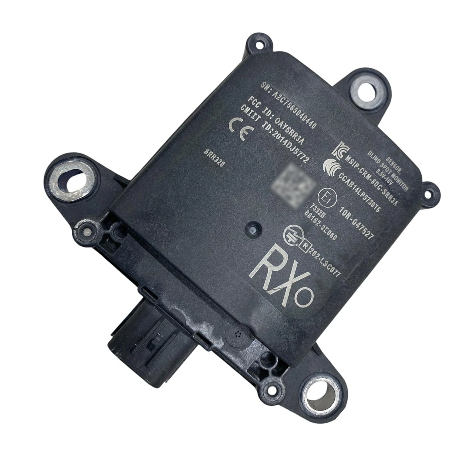 Rear Blind Spot Radar Sensor Module 88162-0E060 For Lexus RX350 RX450 2017-2019