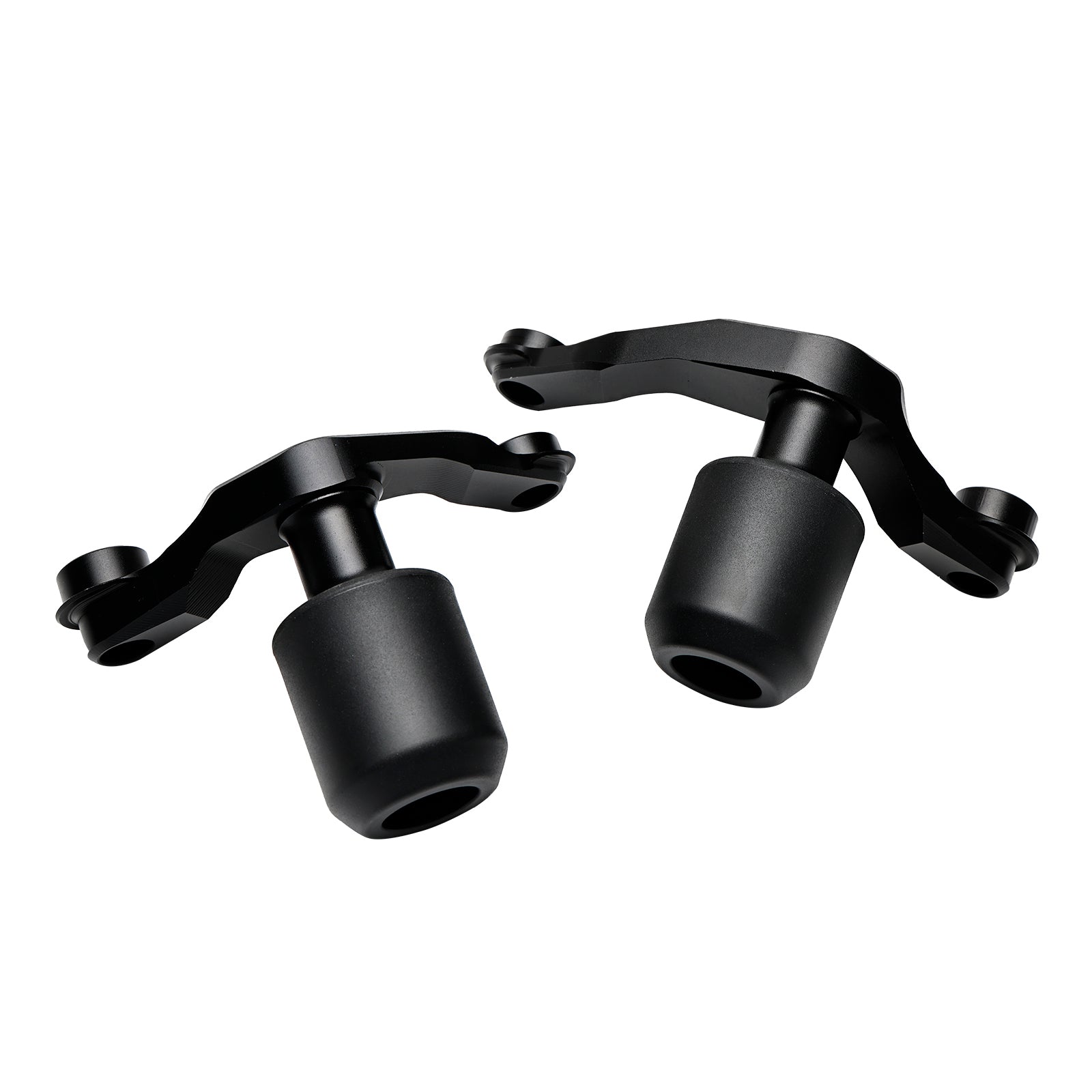 2020-2023 Kawasaki Zh2 Cnc Anti-Crash Frame Sliders Protector Black
