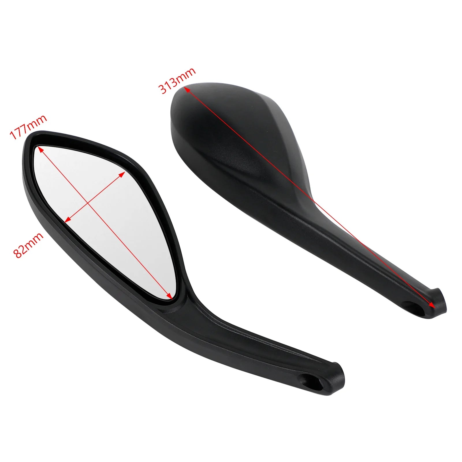 2012 Ducati Streetfighter 848 B102AA/F102AA/F103AA/F104JA Rearview Mirror 52340222A