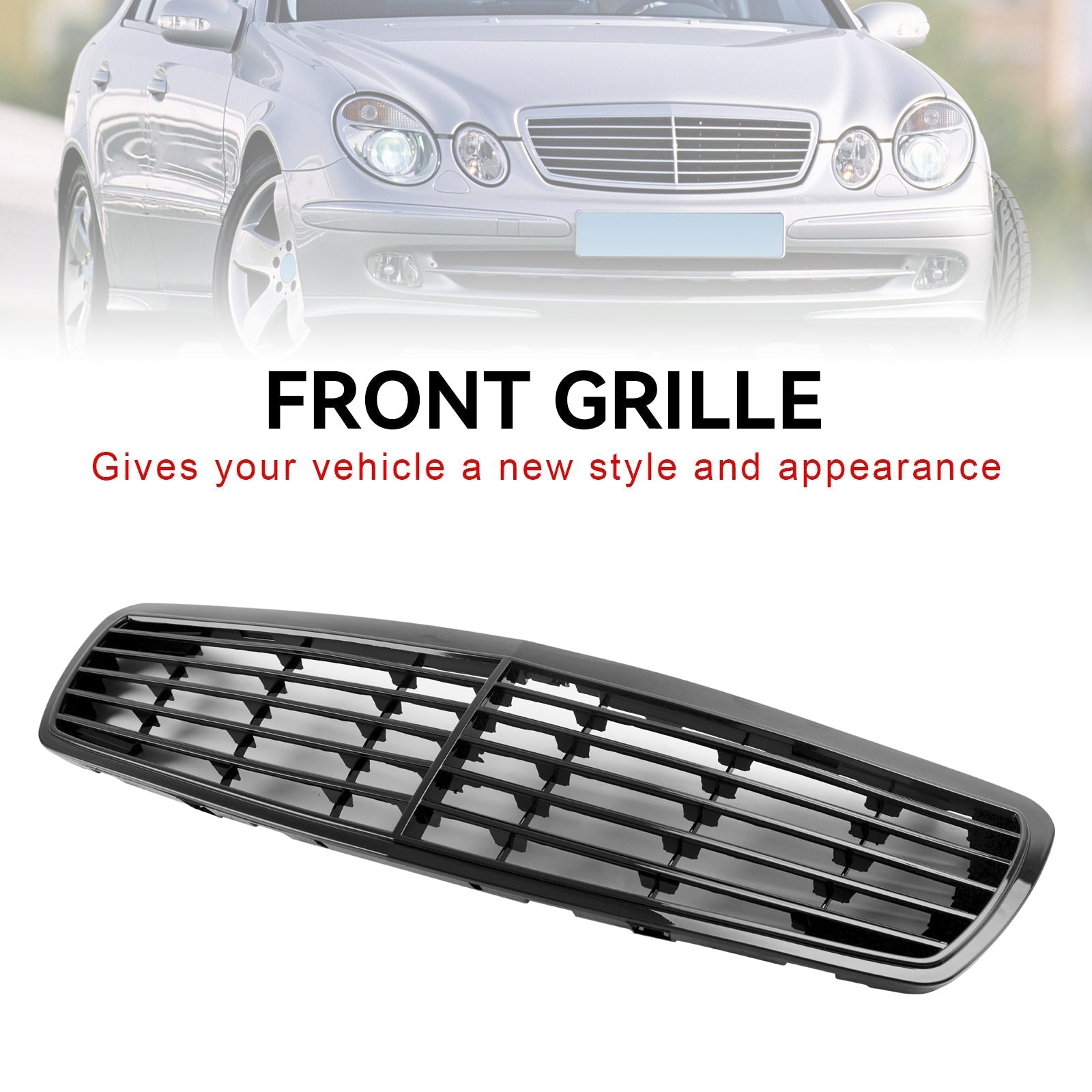 2002-2006 Mercedes-Benz E-Class W211 E55 AMG Pre-Facelift Front Grill Grille