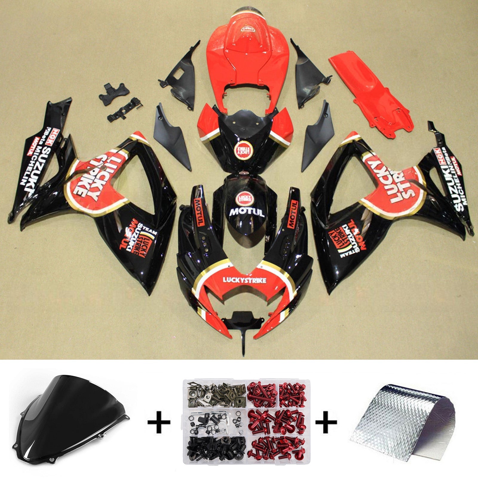 Injection Fairing Kit Bodywork Plastic ABS For Suzuki GSXR 600/750 2006-2007 K6