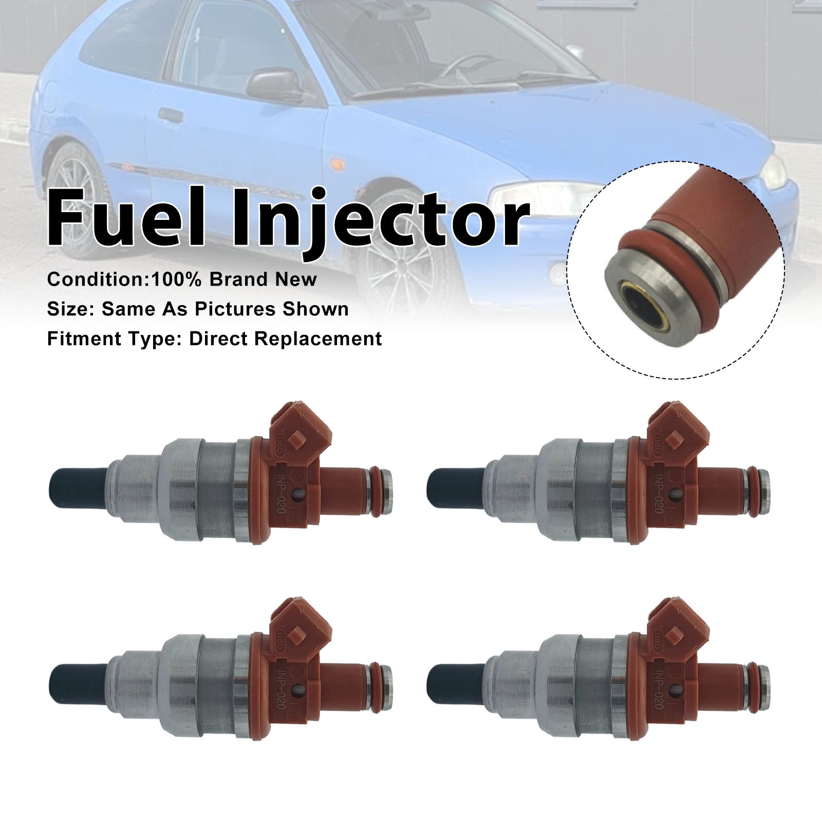 For Mitsubishi Mirage CP9A 4Pcs Fuel Injector MDL560