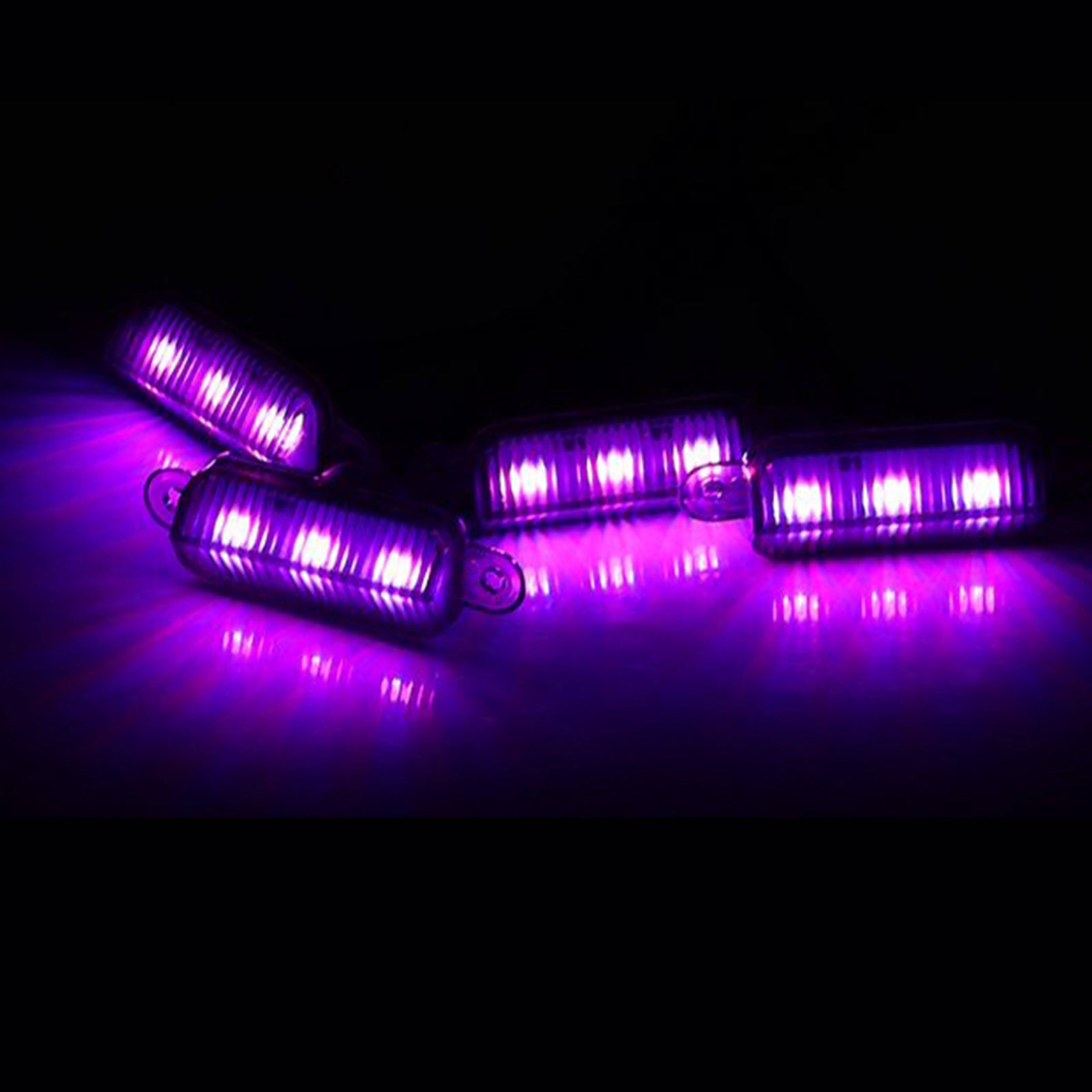 6Pcs Front Grille LED Lighting RGB With APP Controller For SUV off-road vehicles