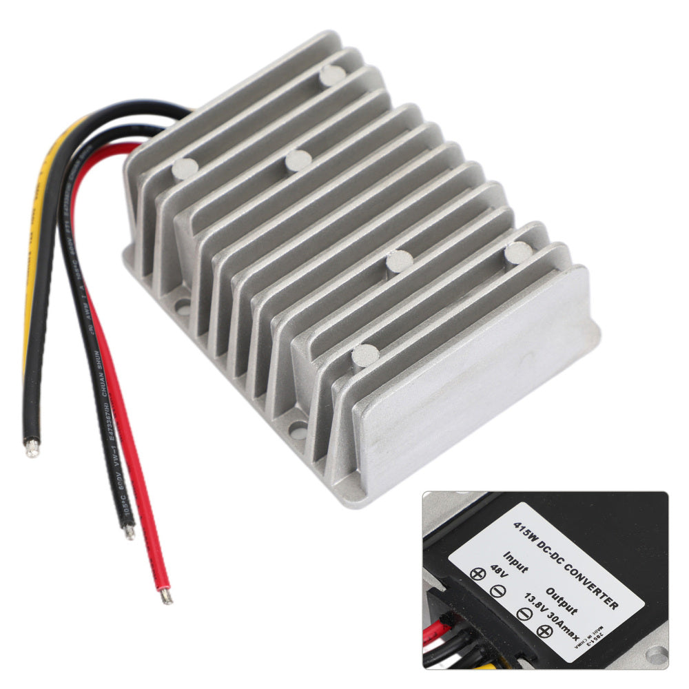 Areyourshop 48V 30A Step Down to 13.8V DC DC Converter Voltage Reducer Regulator 414W