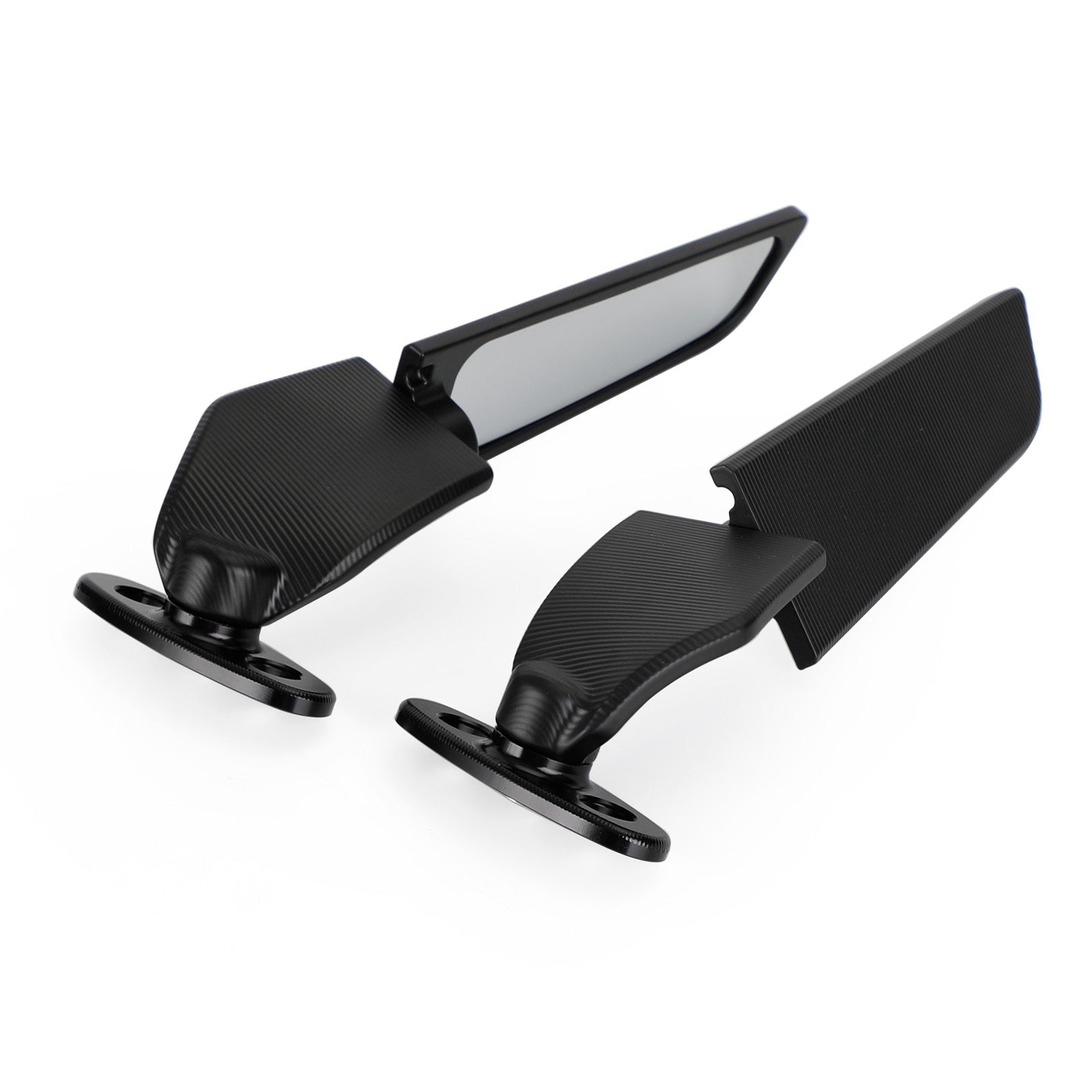 2000-2019 Suzuki GSX-R750 Adjustable Wing Fin Rearview Mirrors Generic
