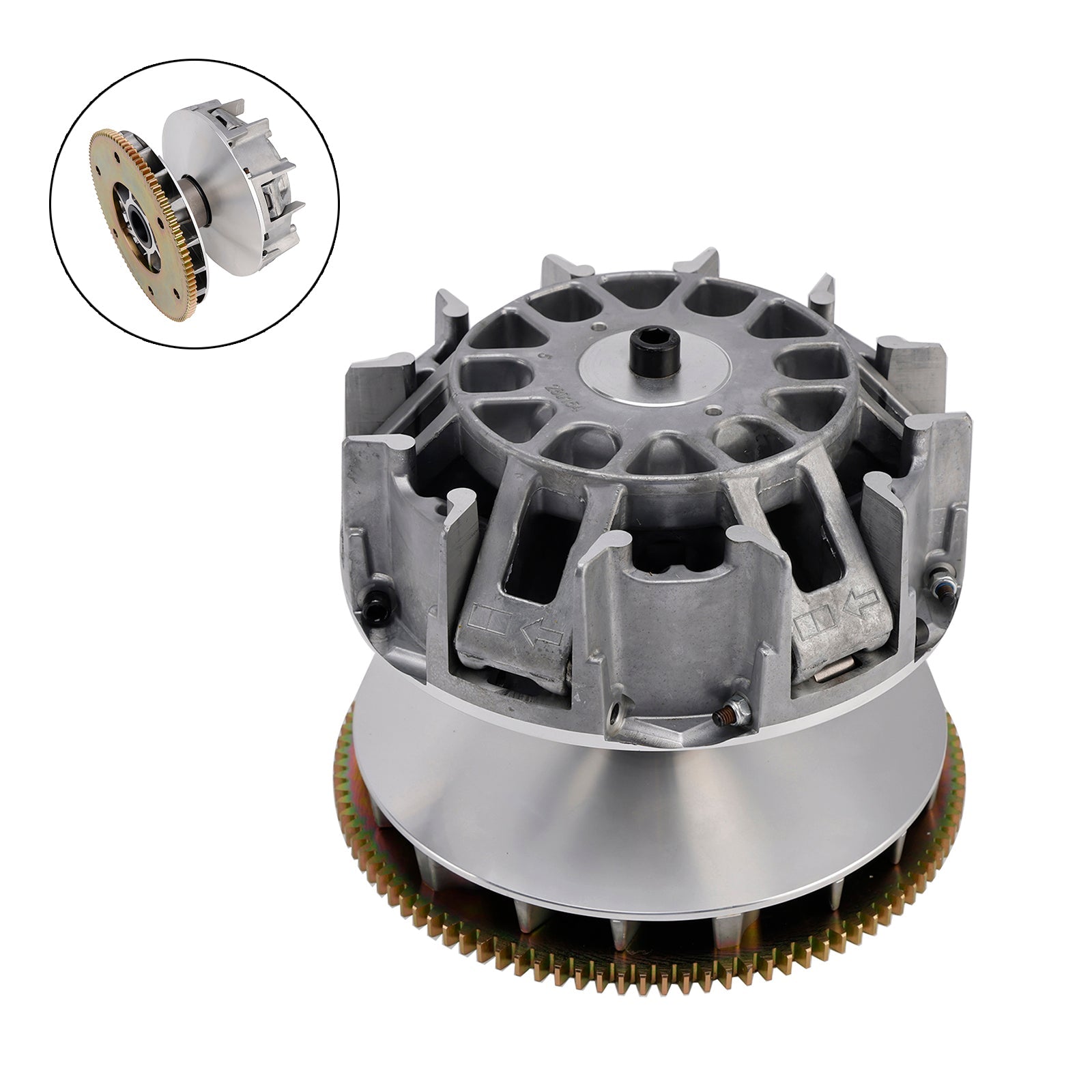 2004-2007 Can-Am Outlander 400 XT 4X4 Front Clutch Variator Pulley Set 420684400/420684401 420280245/420280247