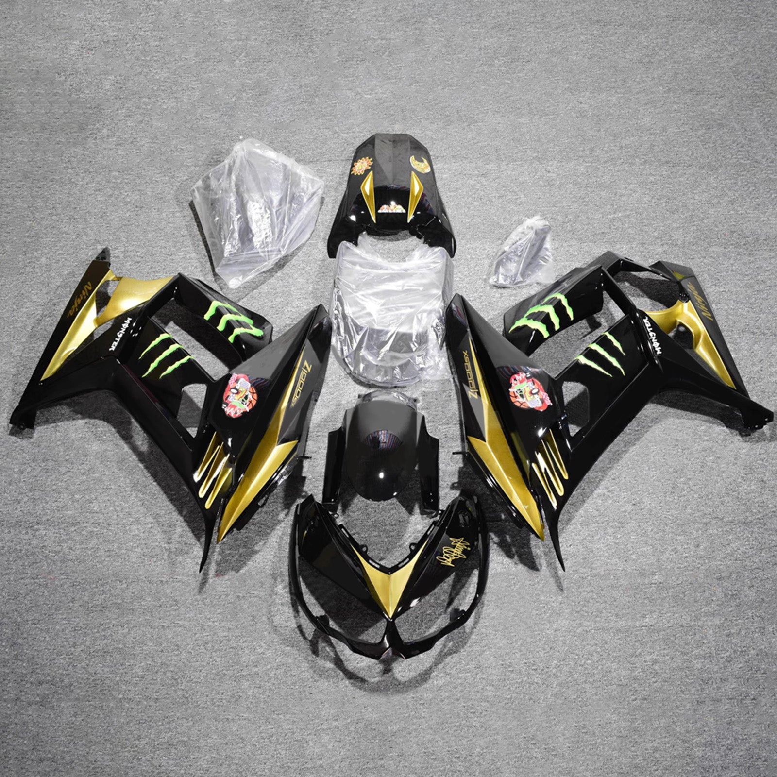 Injection Fairing Kit Bodywork Plastic ABS fit For Kawasaki Z1000SX 2010-2015