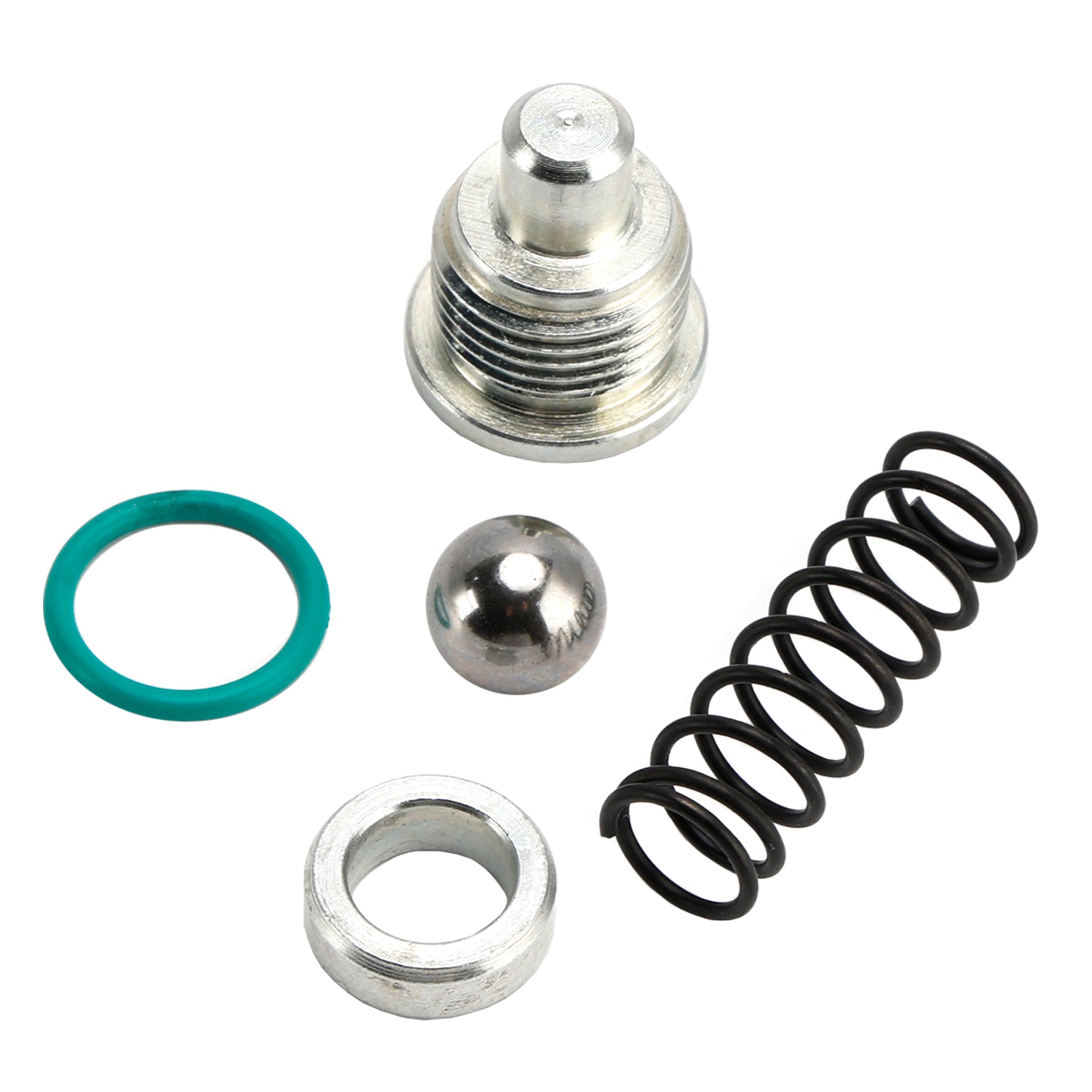 1994.77-2003 Ford F250 F350 F450 F550 FSD E250 E350 E450 ESD 7.3L Diesel Oil Pump Relief Valve Spring Plug & Seals Kit