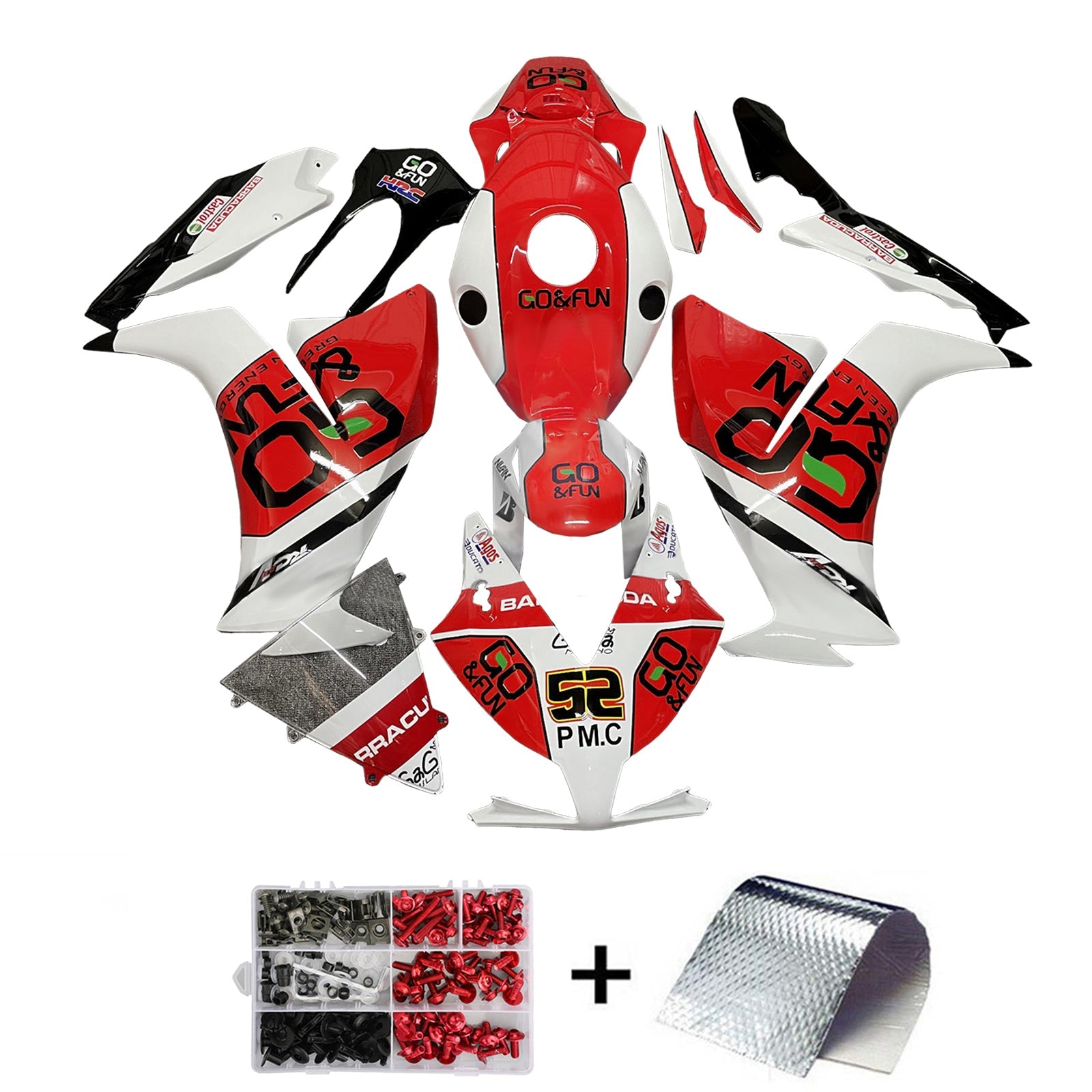 2012-2016 Honda CBR1000RR Injection Fairing Kit Bodywork Plastic ABS