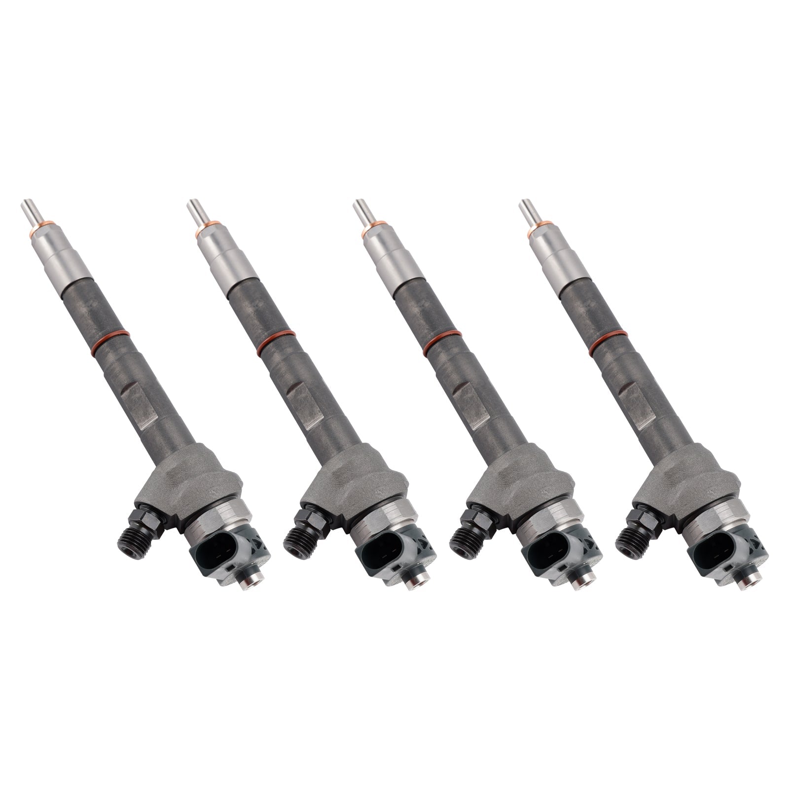 For Seat ALHAMBRA/ALTEA/EXEO/IBIZA/LEON 2.0 TDI 4PCS Fuel Injector 0986435166 0445110688
