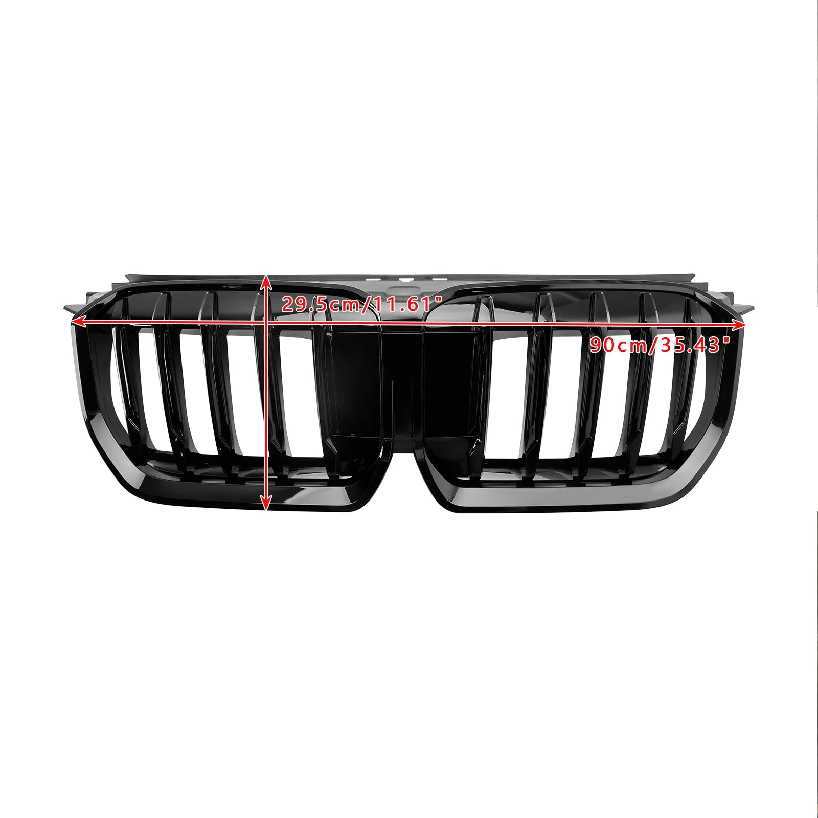 BMW X1 U11 U12 2023-2024 Gloss Black Front Bumper Kidney Grille Grill