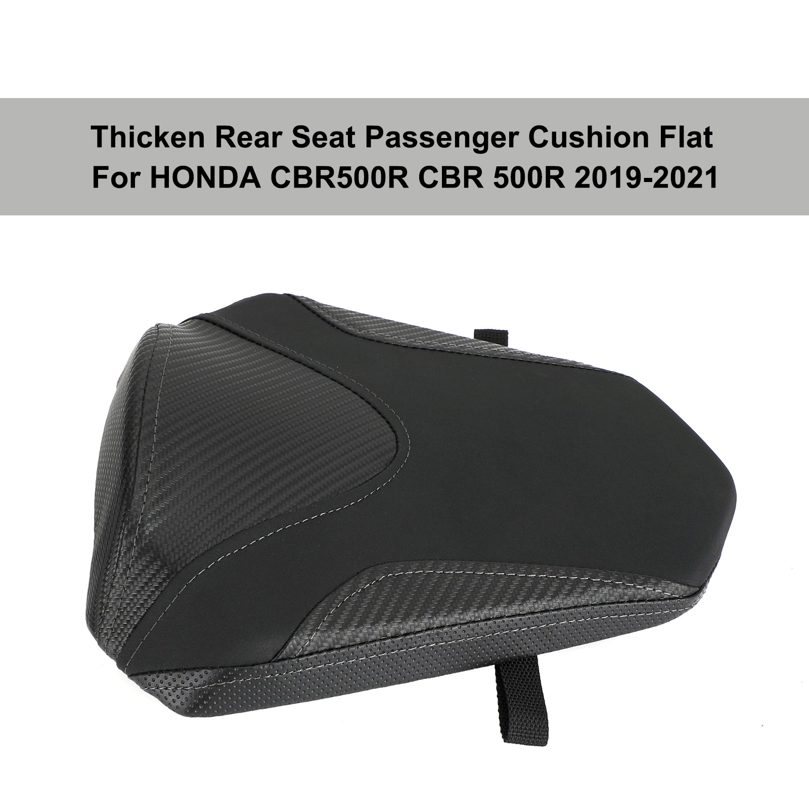 2022-2023 HONDA CBR400R Rear Seat Passenger Cushion Flat Pu Black