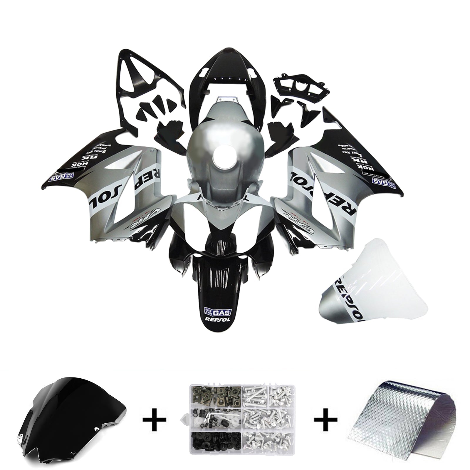 2002-2012 Honda VFR800 ABS Plastic Bodywork Fairing