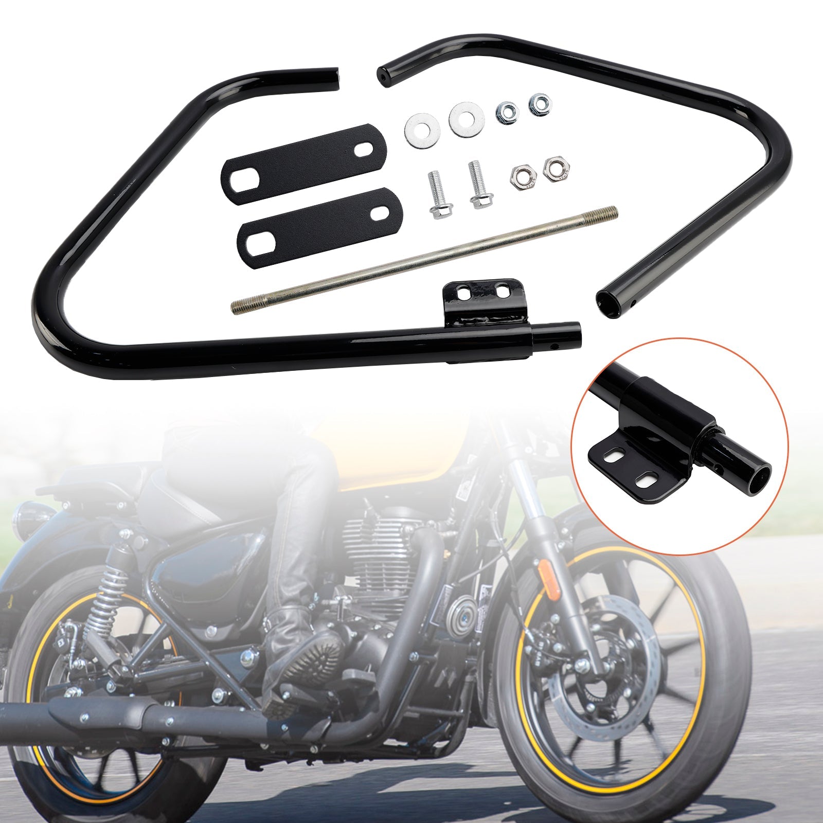 2021-2024 Royal Enfield Meteor 350 Bumper Engine Protection Guard Crash Bar