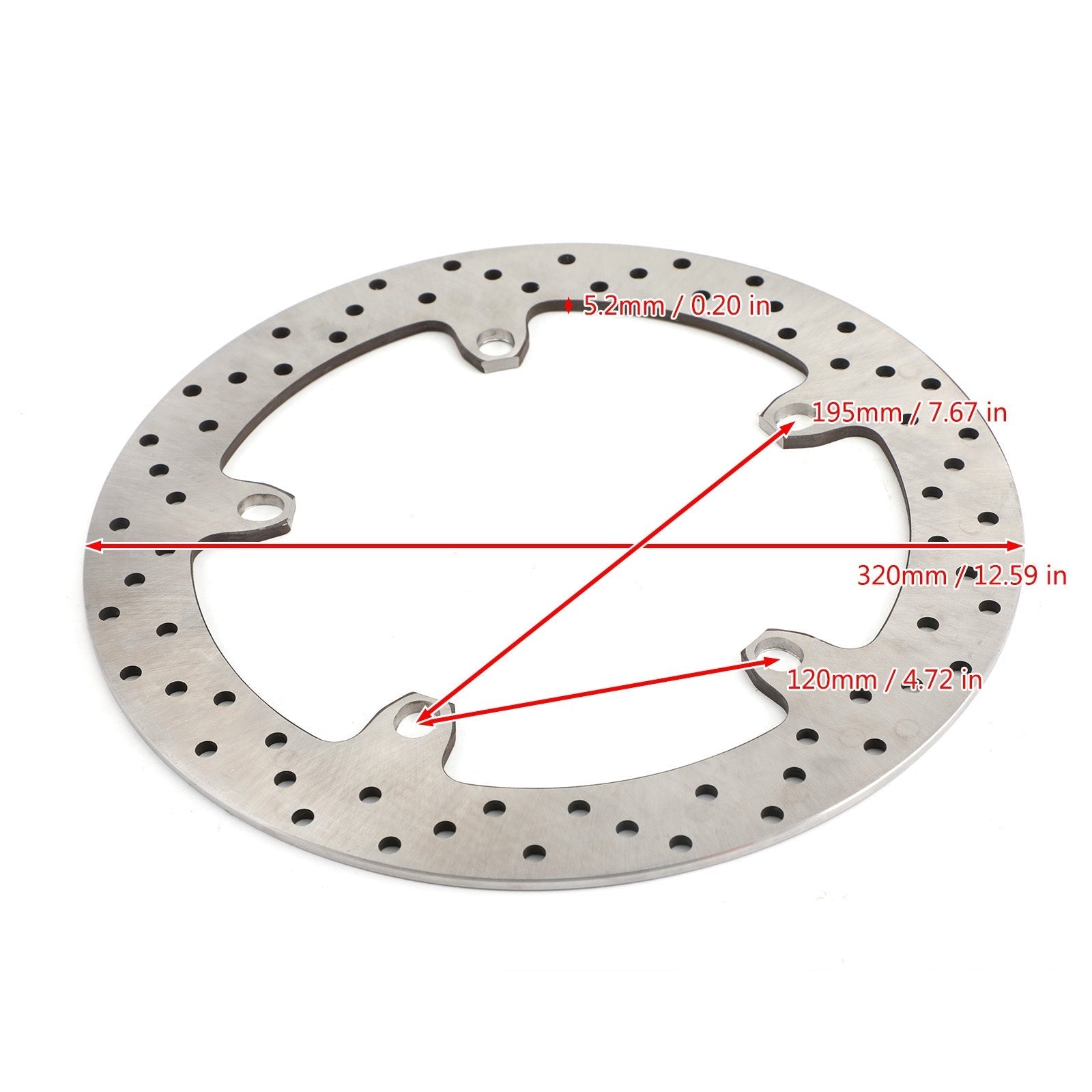 2008-2017 BMW S1000RR K46 Front Brake Disc Rotor 34117723493