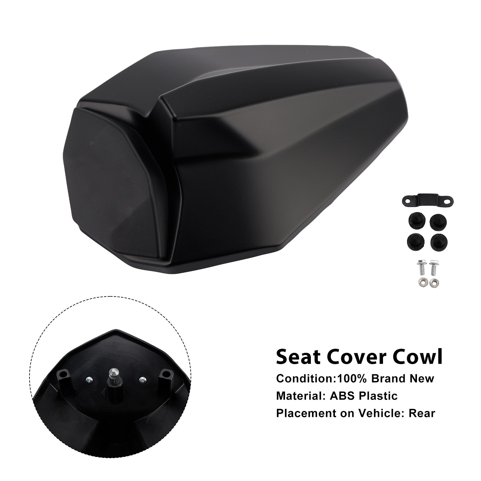 Racing Tail Rear Seat Fairing Cowl for Kawasaki ZX25R ZX4R ZX4RR 2020-2025