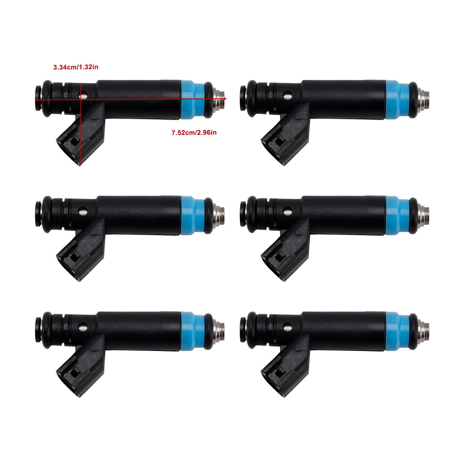 For Dodge RAM 1500/2500/3500 VAN 5.2L V8 2000-2003 6PCS Fuel Injector FJ454 04854181