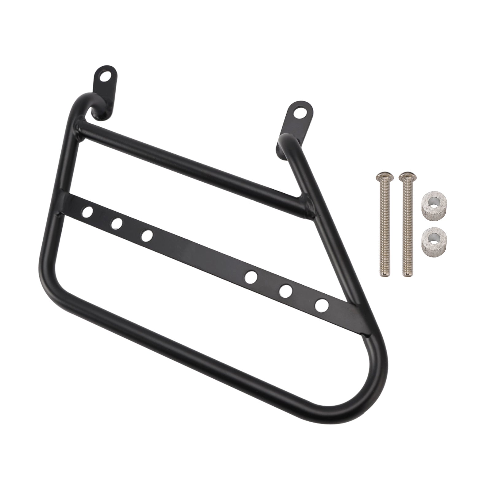 2021-2026 Roral Enfield Meteor 350 Luggage Rack Side Saddle Bag Mount Bracket Black