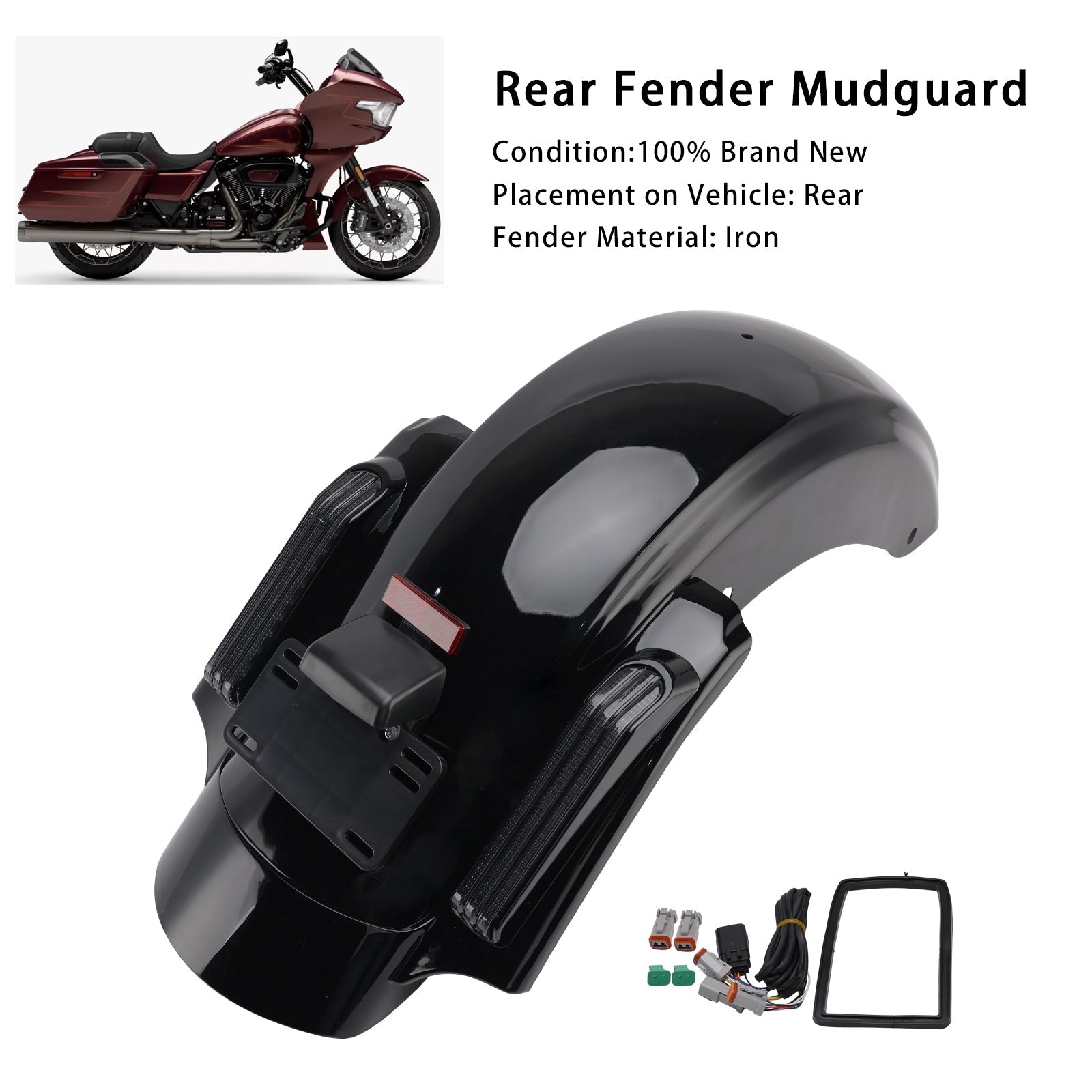 2023-2025 Harley Touring Street Glide CVO FLHXSE FLHX Rear Fender System