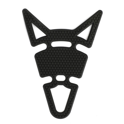 3D Rubber Motorcycle Tank Pad Protector Motorbike Spine Sticker "Cat ears" Look