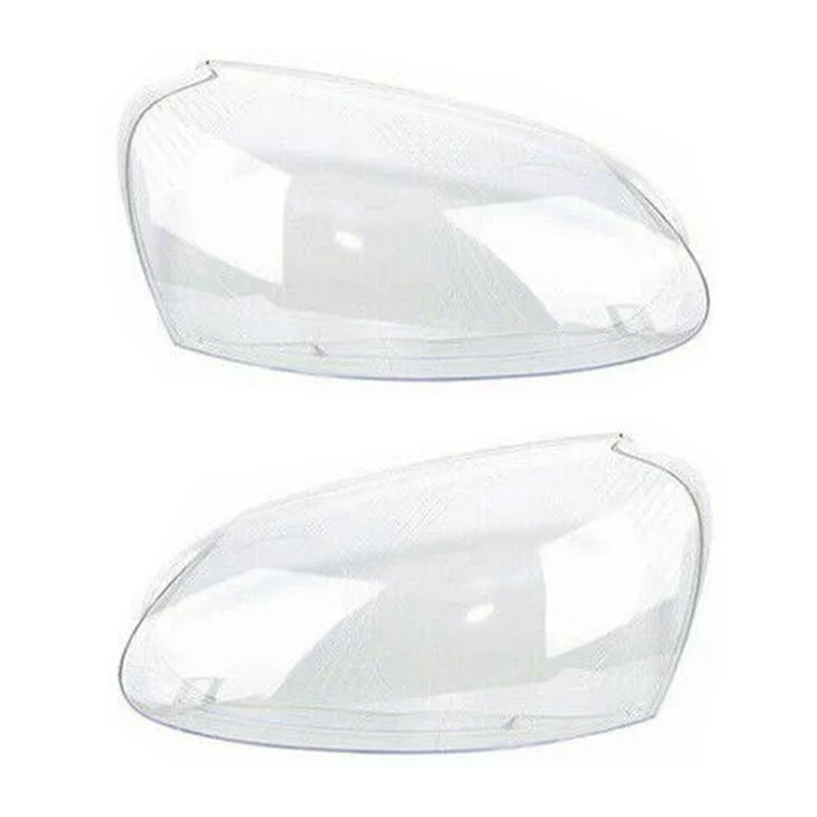 2006-2009 Volkswagen Rabbit 2PCS Front Headlight Lens Headlamp Clear Cover 1K6941005S