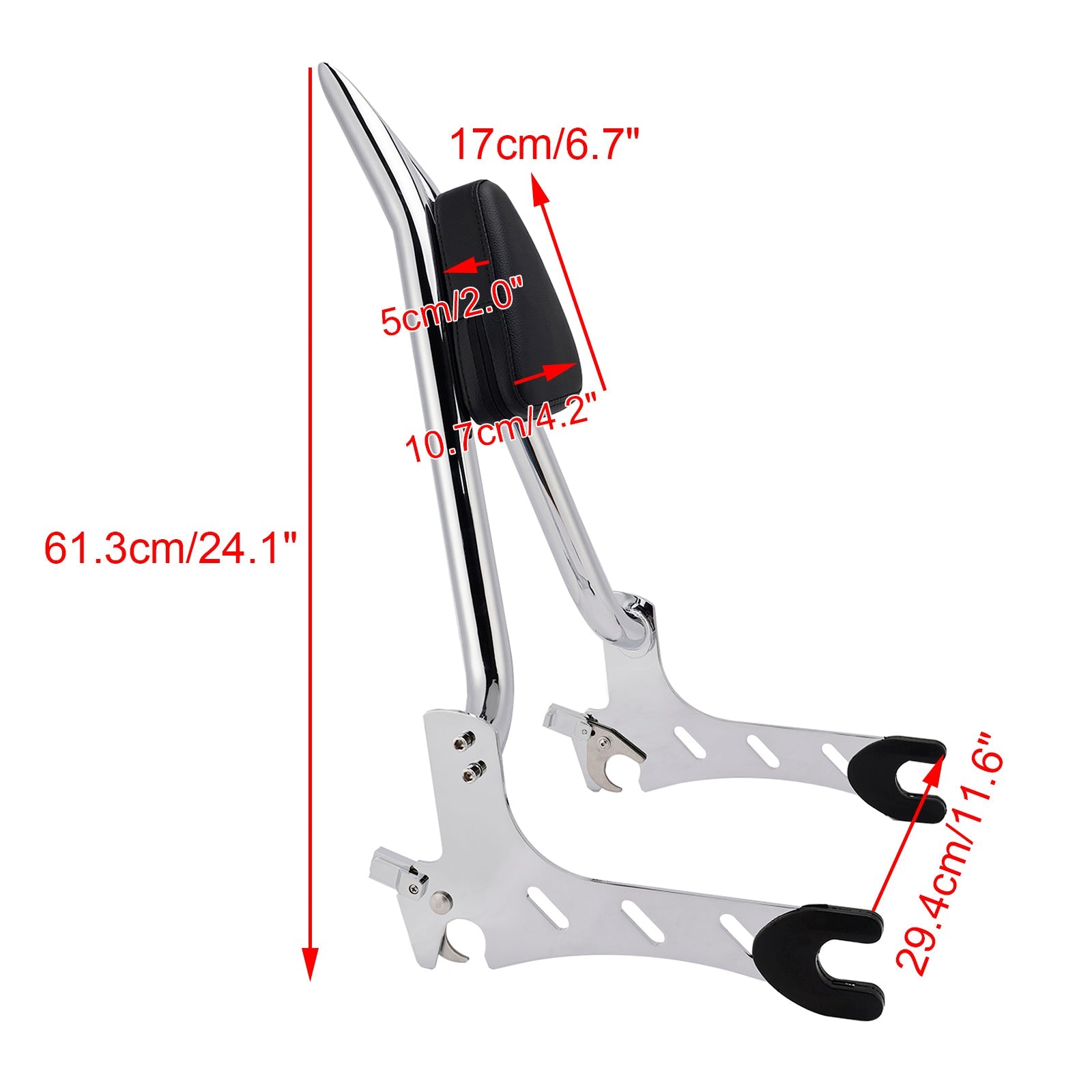 2020-2022 Roadmaster Dark Horse Passenger Sissy Bar Backrest