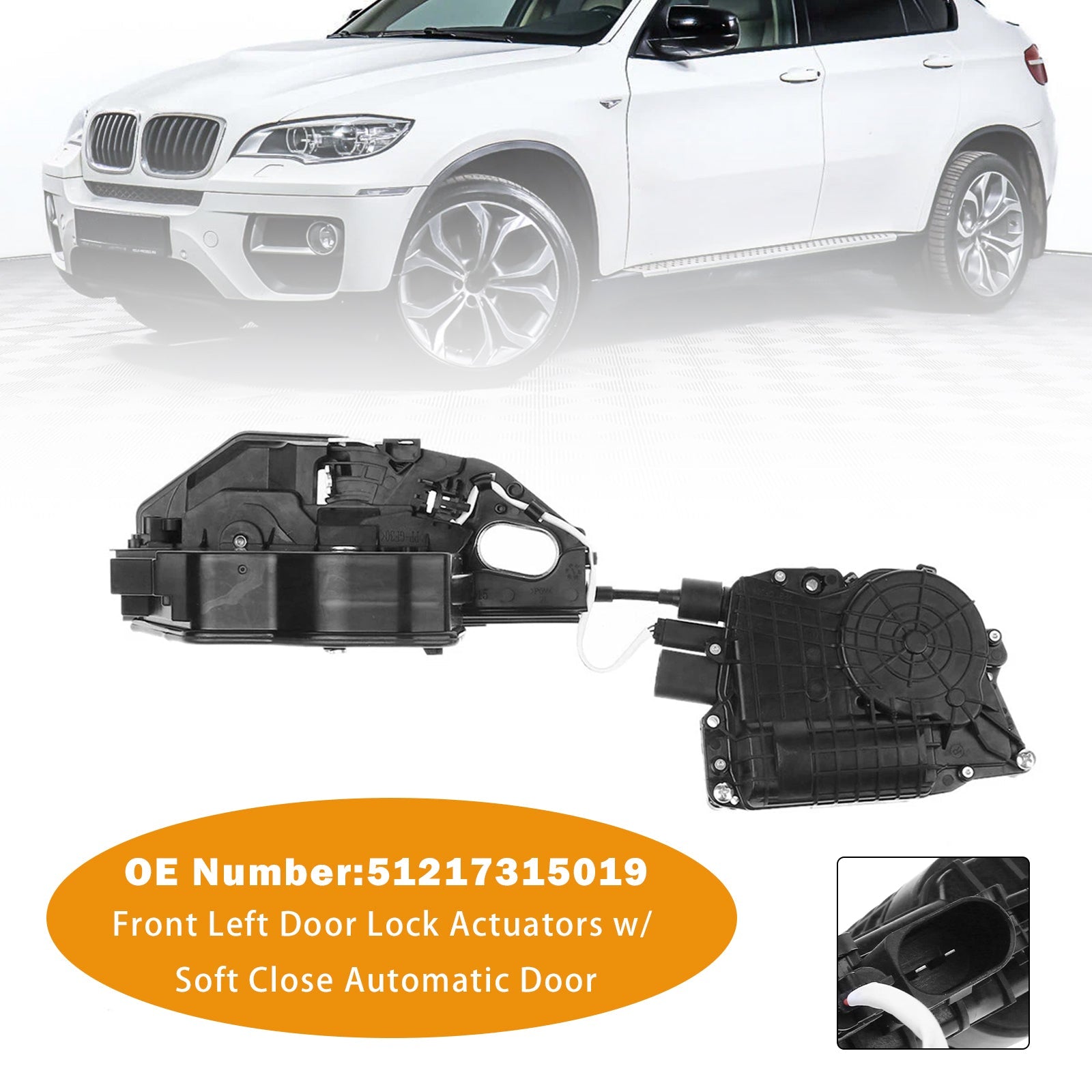 Front Left Door Lock Actuators 51217315019 for BMW X5 E70 07-12 X6 E71 08-14