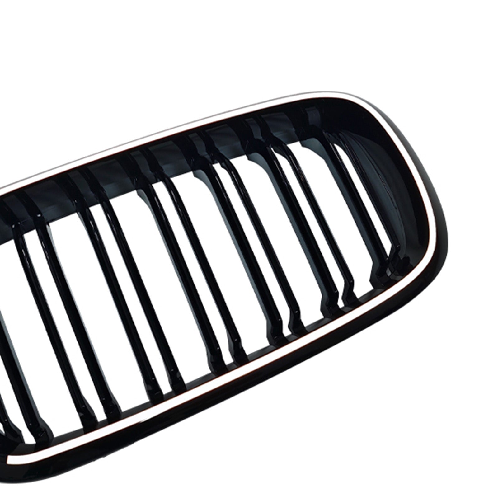 Double Slat Front Bumper Kidney Grille Fit BMW X5/X6 F15/F16 2013-2018