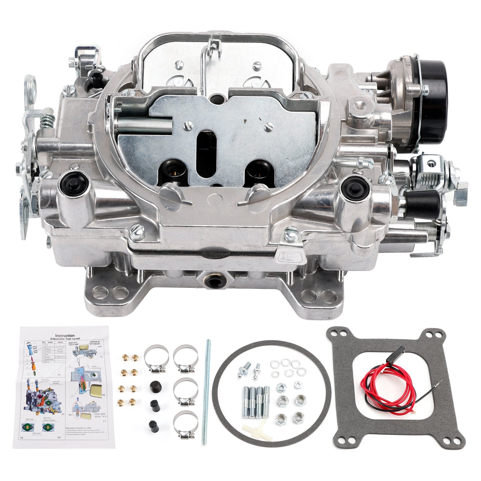 1903 Carburetor 500 CFM 4 Barrel For Avs2 Series Electric Choke Square Flange