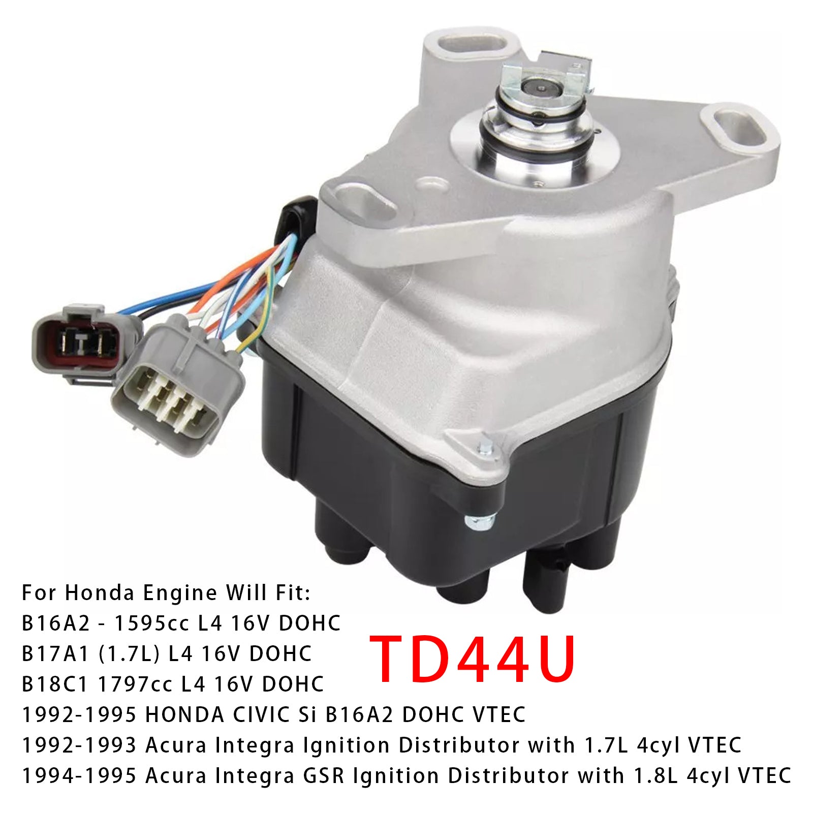 1992-1993 Acura Integra Ignition Distributor TD44U B16A OBD1 B16A2 V-TEC