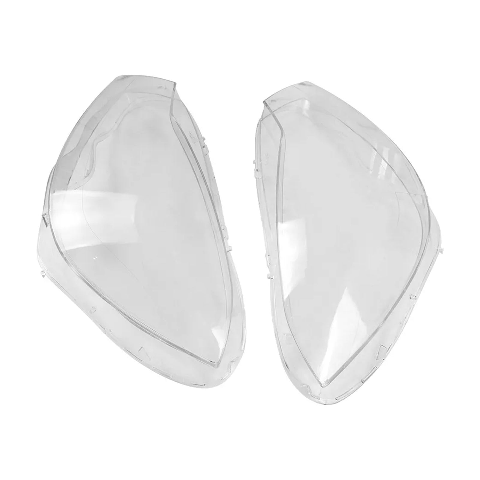 2011-2015 Mercedes Benz C W204 2PCS Front Headlight Lens Cover LampShade