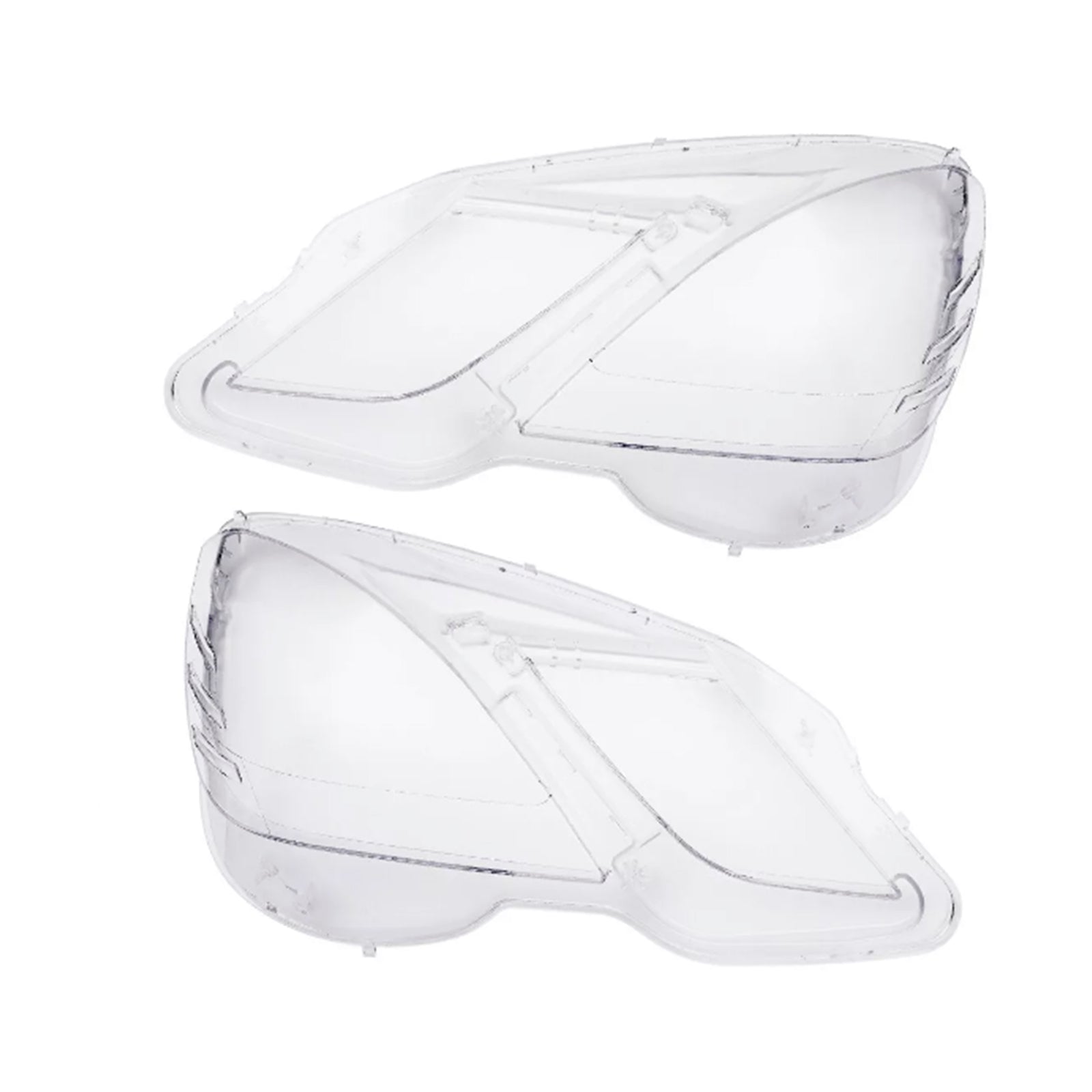 2009-2014 Mercedes Benz E-Class W212 2PCS Front Headlight Glass Clear Cover A2128209661