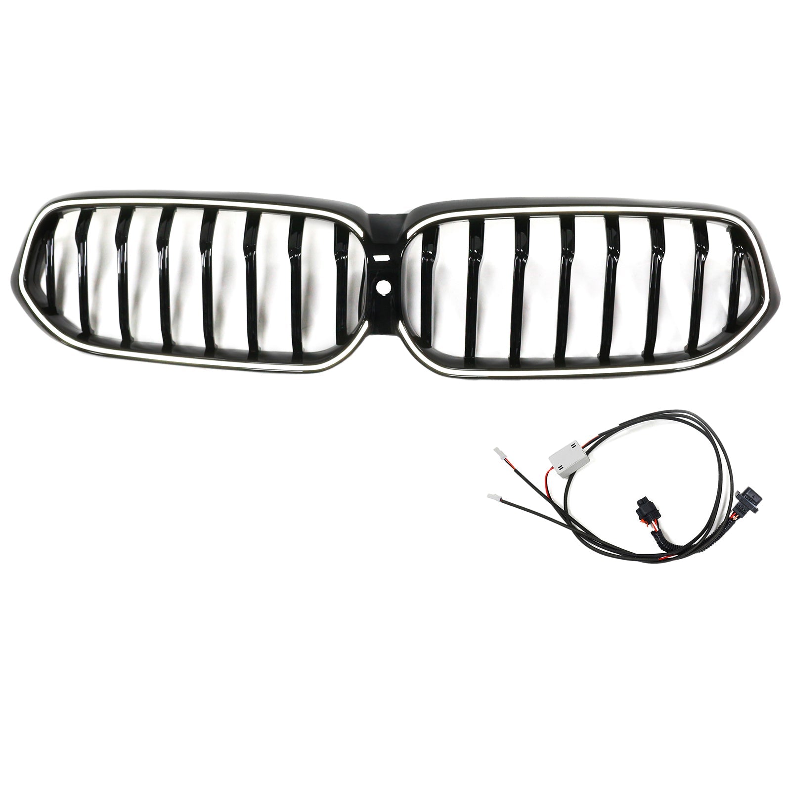 2020-2025 BMW 6 Series G32 Glossy Black Front Kidney Grill Grille
