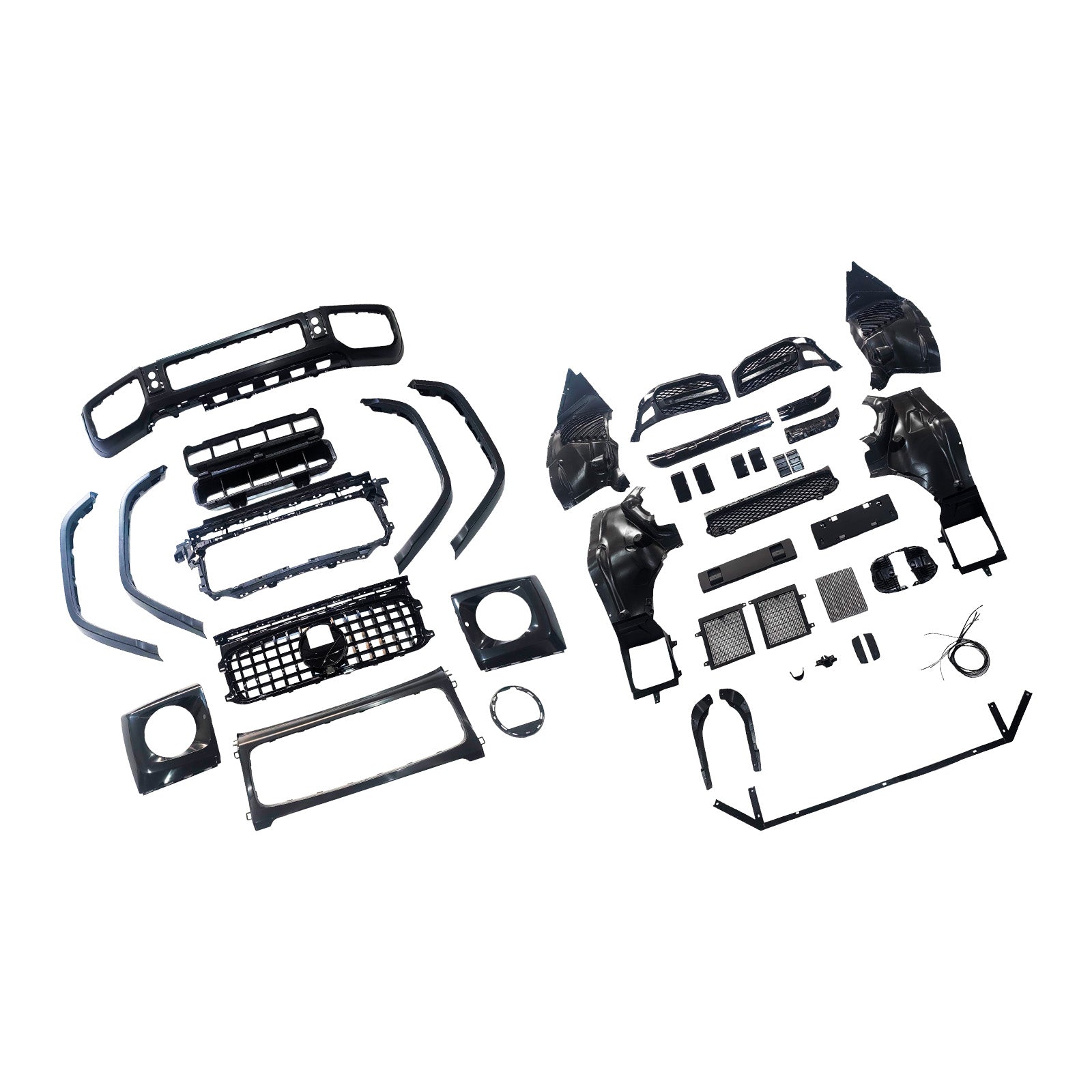 2019-2023 Fit Mercedes Benz W464 Upgrade G63 AMG Style Body Kit Bumper