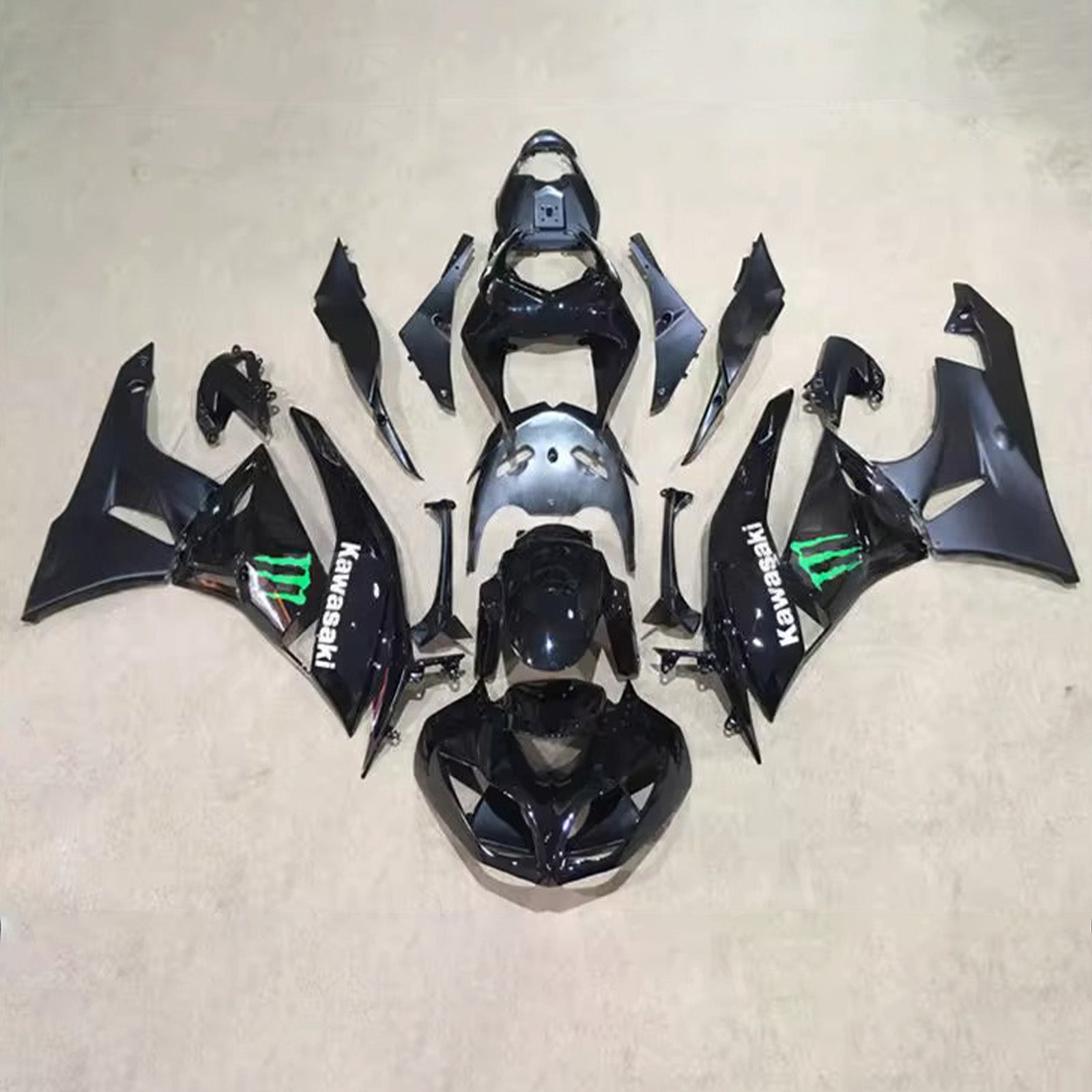 Injection Fairing Kit Bodywork Plastic ABS fit For Kawasaki ZX6R 636 2009-2012