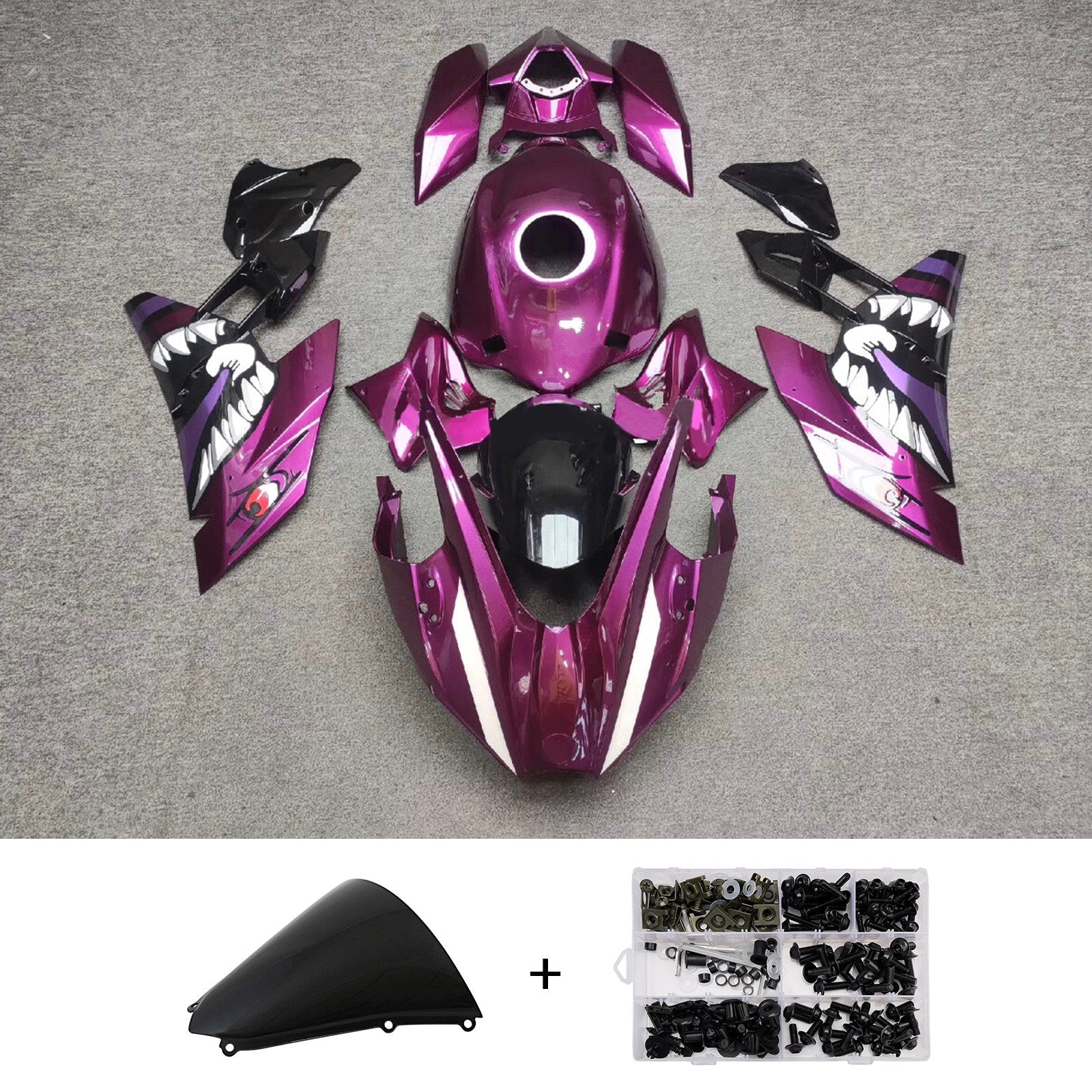 Injection Fairing Kit Bodywork ABS fit For Kawasaki Ninja H2 2015-2025