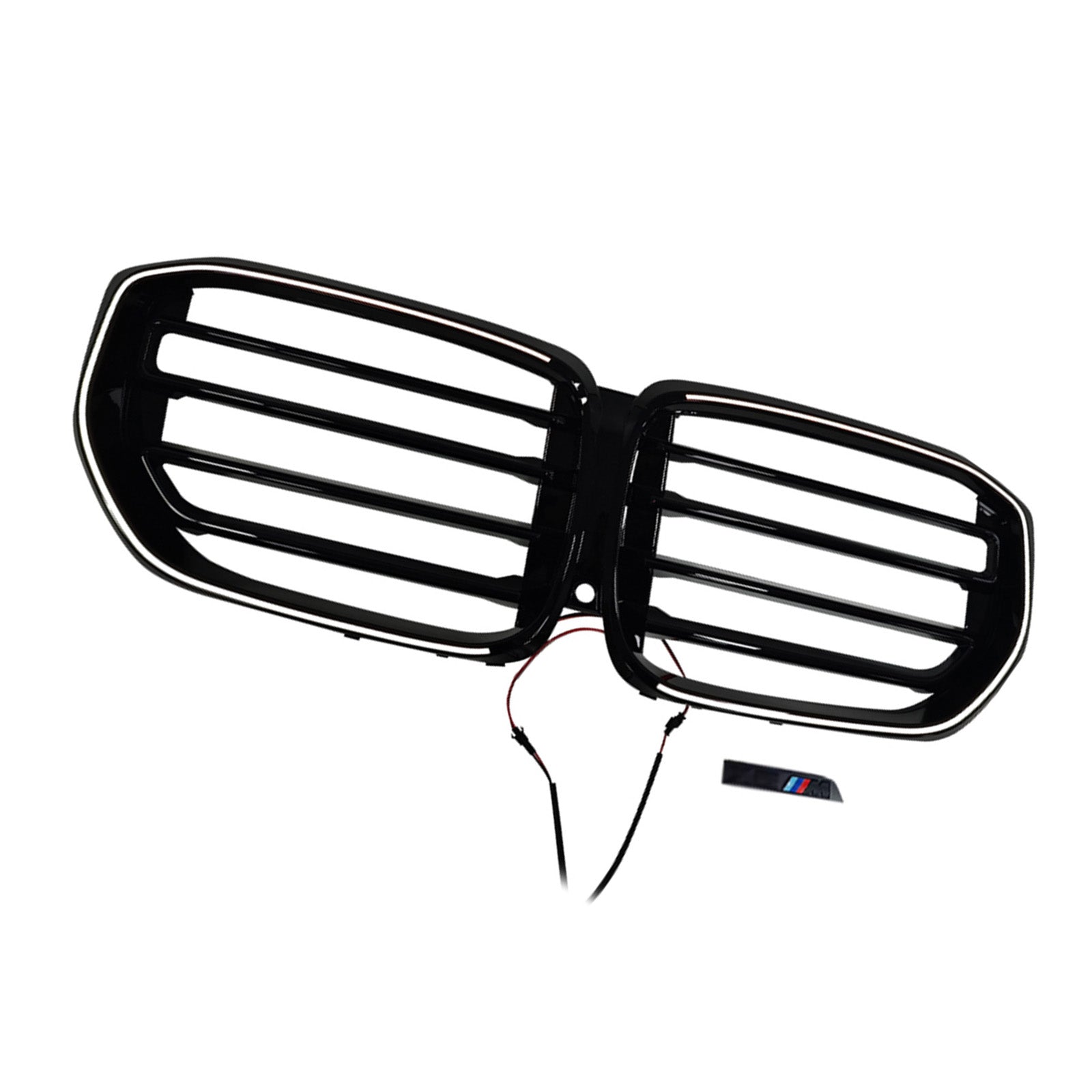 2024+ Fit BMW G05 LCI X5 Single Line W/LED M-Style Front Bumper Grille Grill