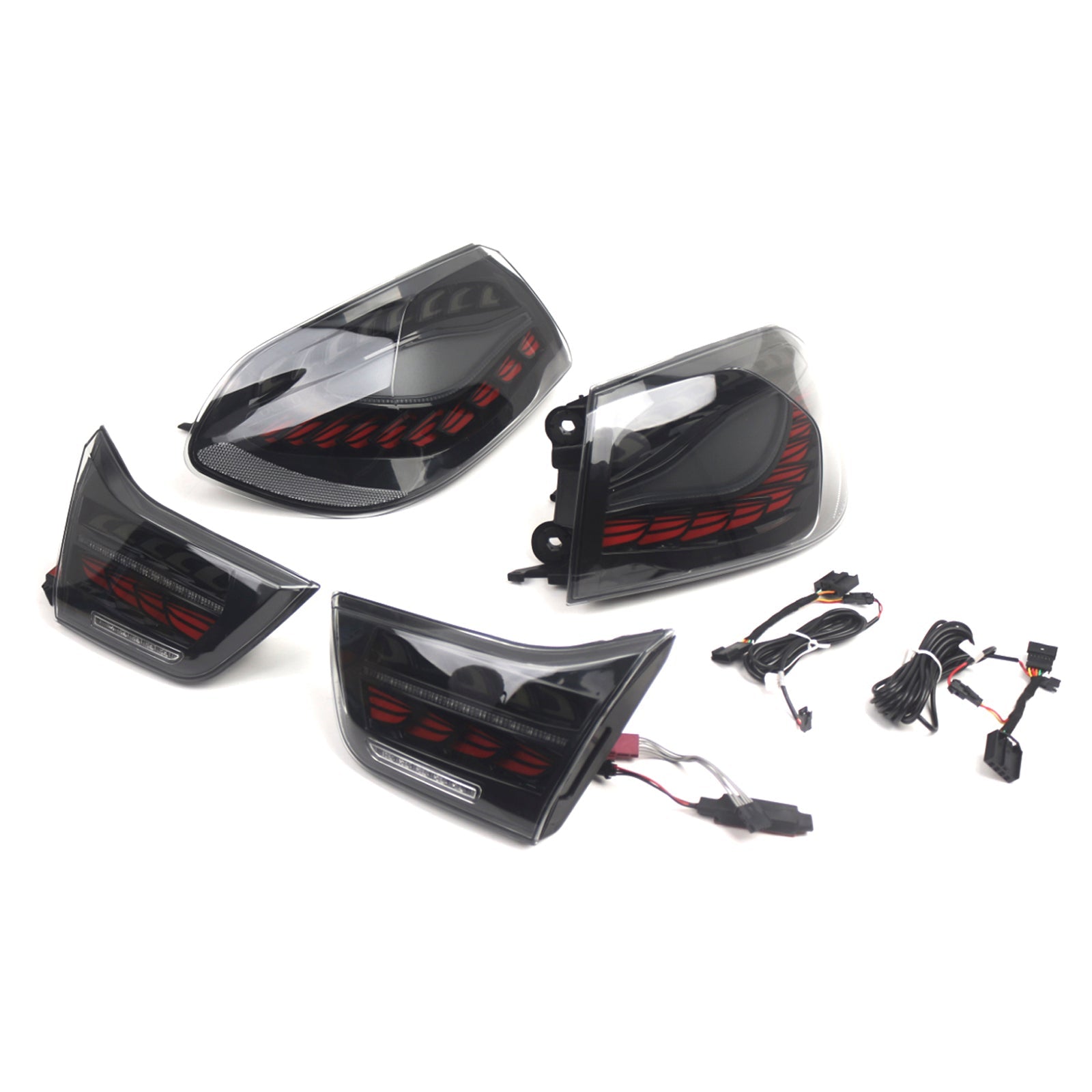 2014-2020 BMW M4 F82 F83 ( Sedan / Coupe / Convertible)L&R Smoked LED Tail Lights Rear Lamp Assembly 63217296100 63217296099