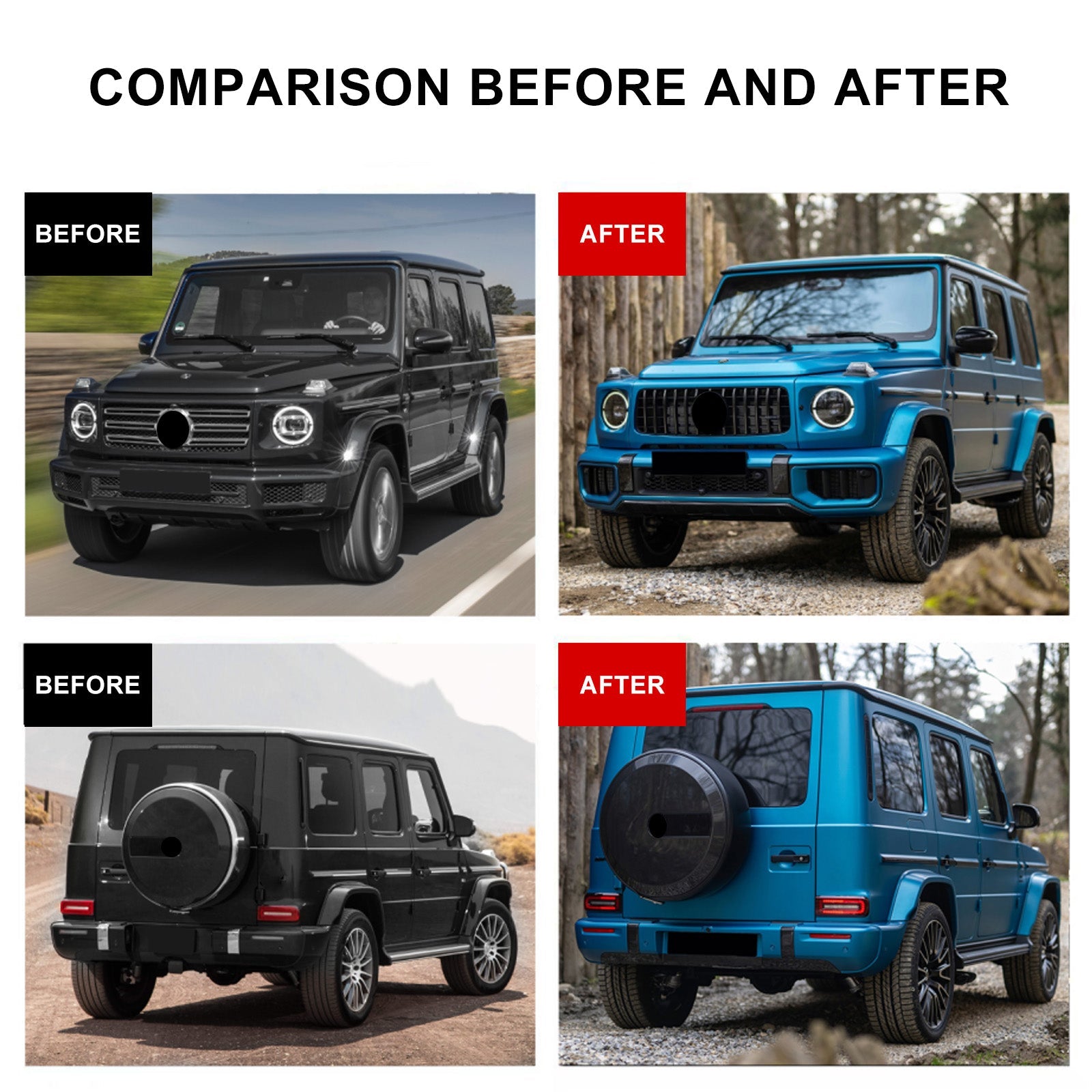 2019-2023 Fit Mercedes Benz W464 Upgrade W465 G63 AMG Style Body Kit Bumper