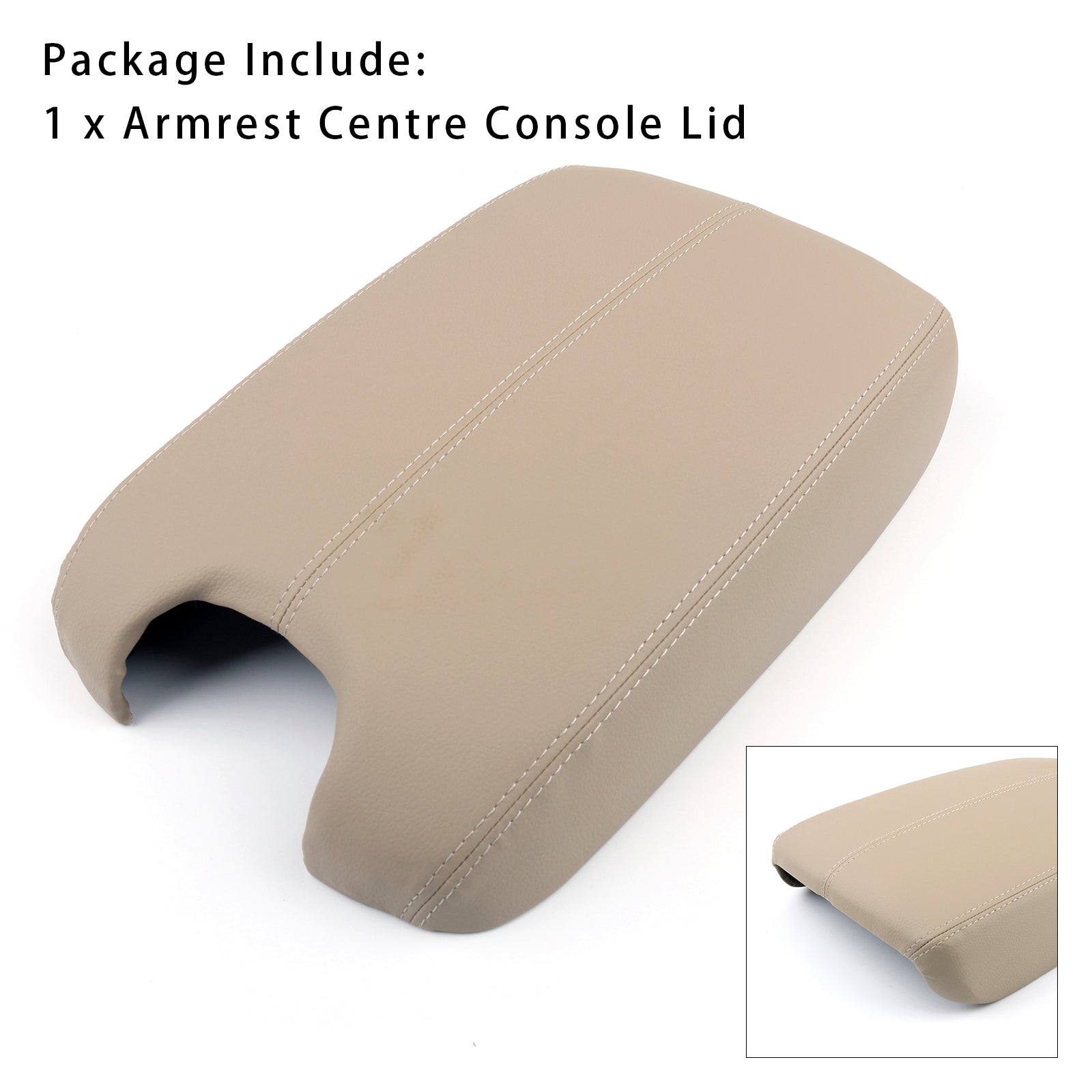 2008-2012 Honda Accord Beige Leather Armrest Centre Console Lid