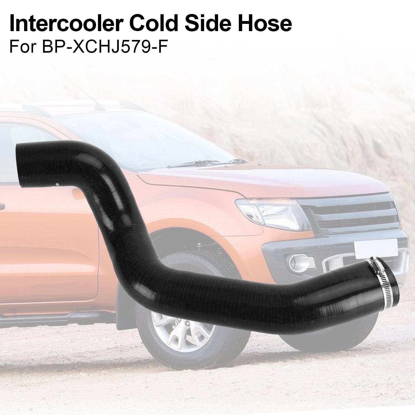2012+ Ford Ranger PX Mazda BT50 3.2L New Intercooler Cold Side Hose Black BP-XCHJ579-F