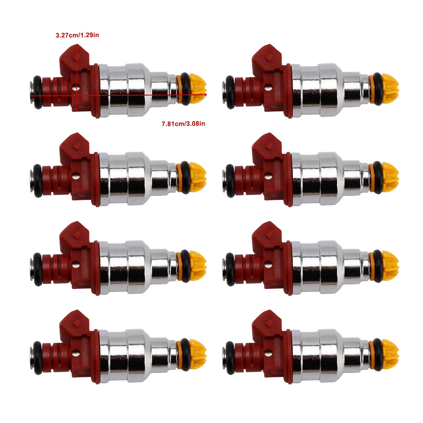 0280150778 For BMW 530i 3.0L 540i 840ci 4.0L V8 1994-1995 8PCS Fuel Injector
