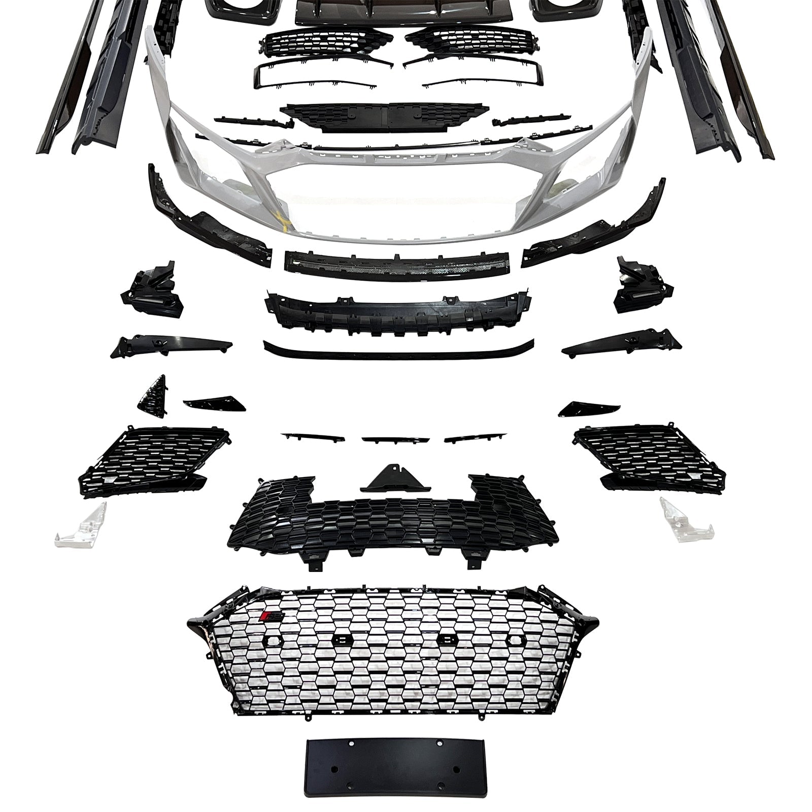 Fit AUDI R8 4S 2016-2020 Upgrade 2021-2024 Carbon Fiber Body Kit Bumper