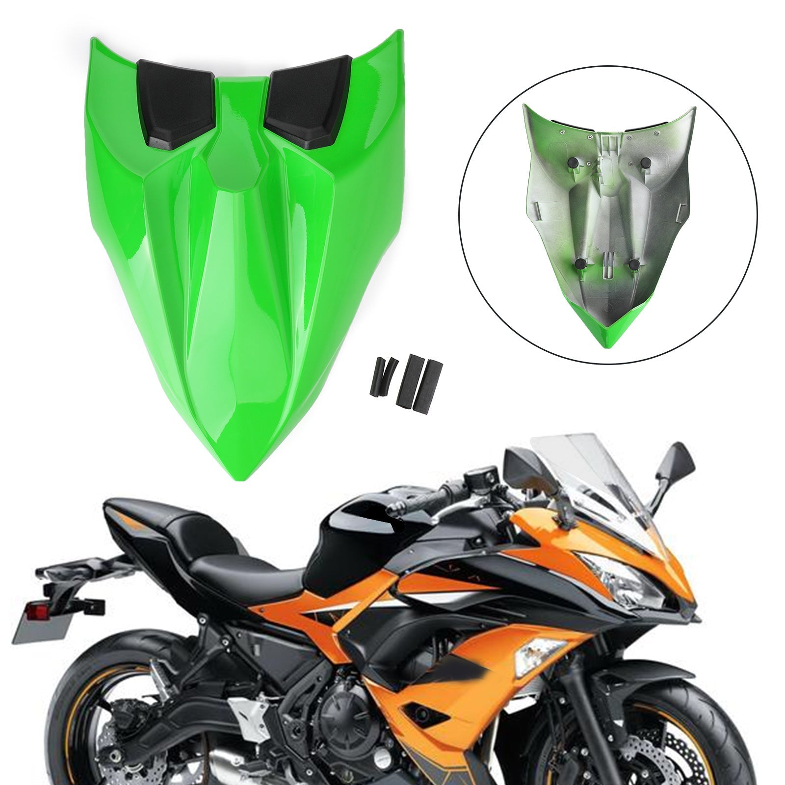 2017-2023 Kawasaki Z650 Ninja 650 Motorcycle Rear Seat Fairing Cover Cowl