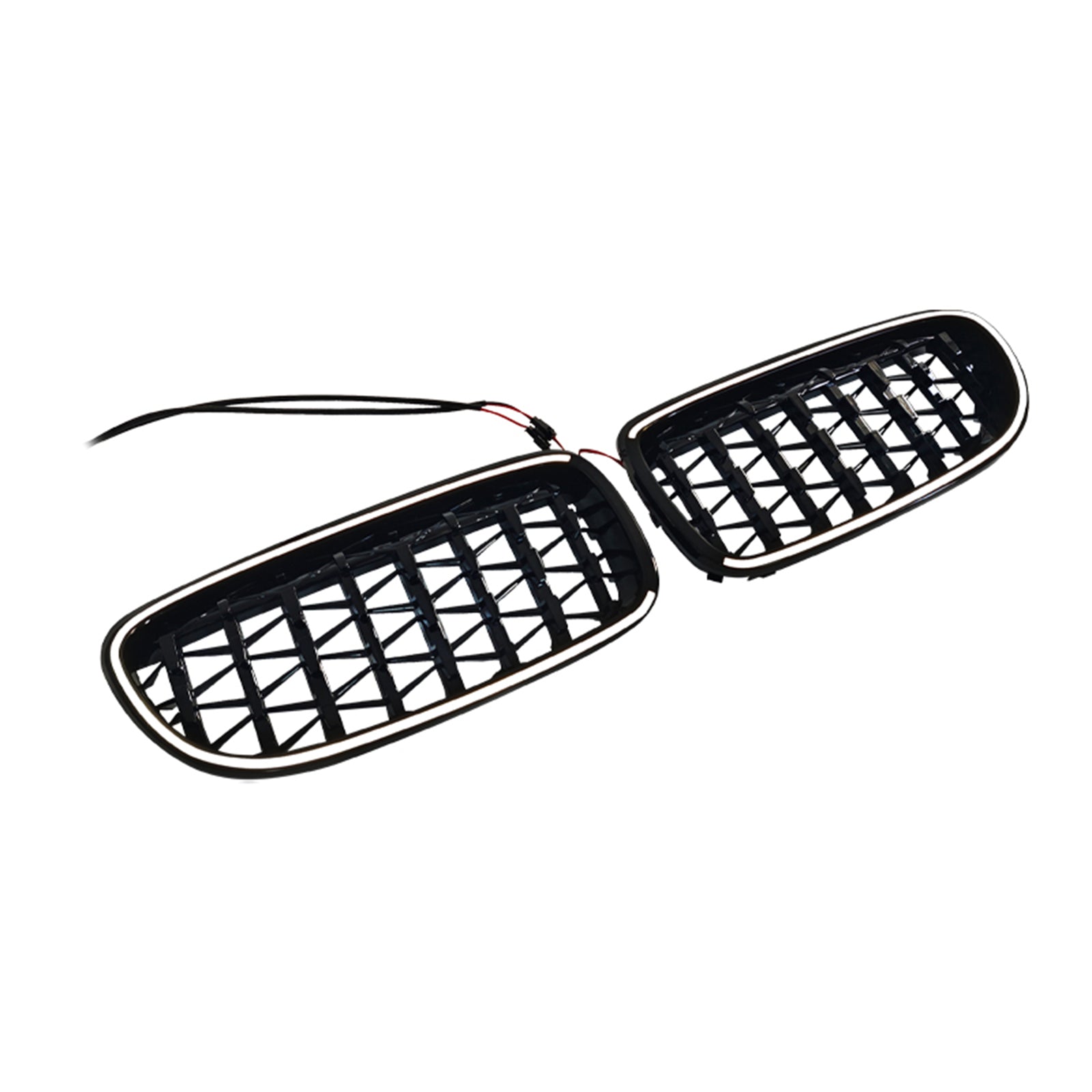 2009-2011 Fit BMW 3 Series E90/E91 LCI Diamond Front Kidney Grill Grille