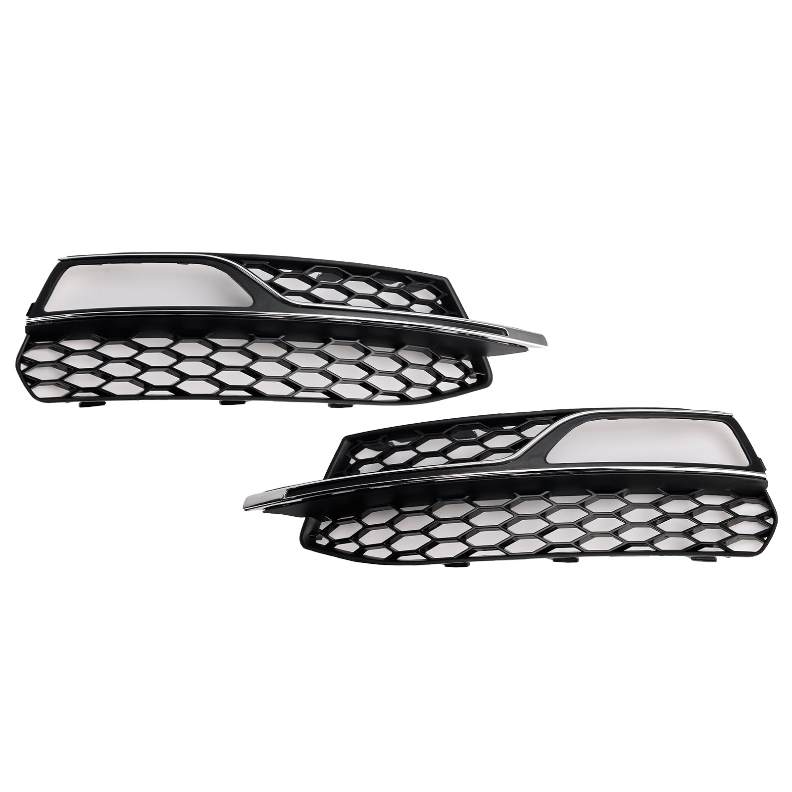 2013-2016 AUDI A3 S3 S-Line Front Lower Bumper Fog Light Cover Grill 8V3807682G 8V3807681G